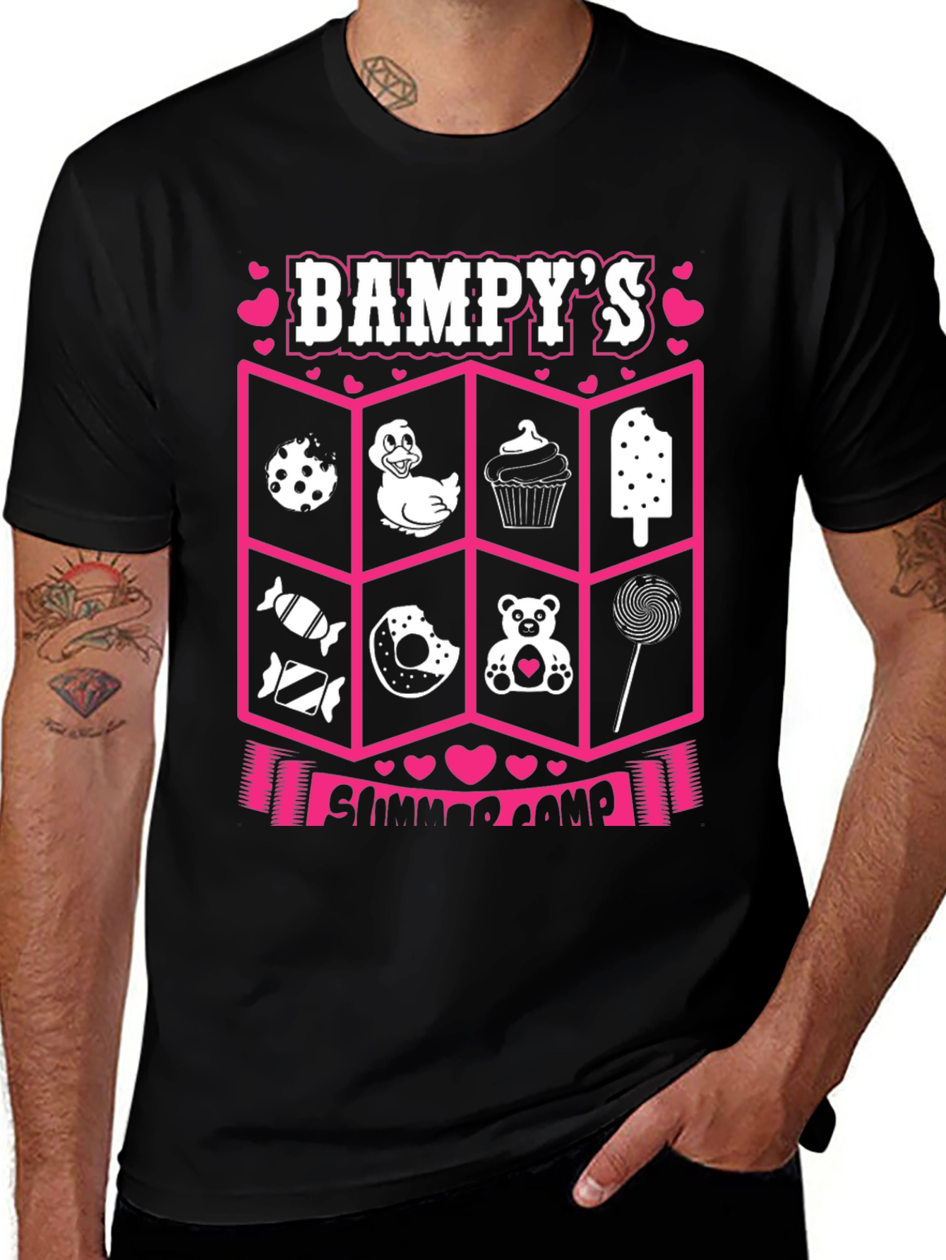Bampys Summer Camp T-Shirt: Fun Graphic Print