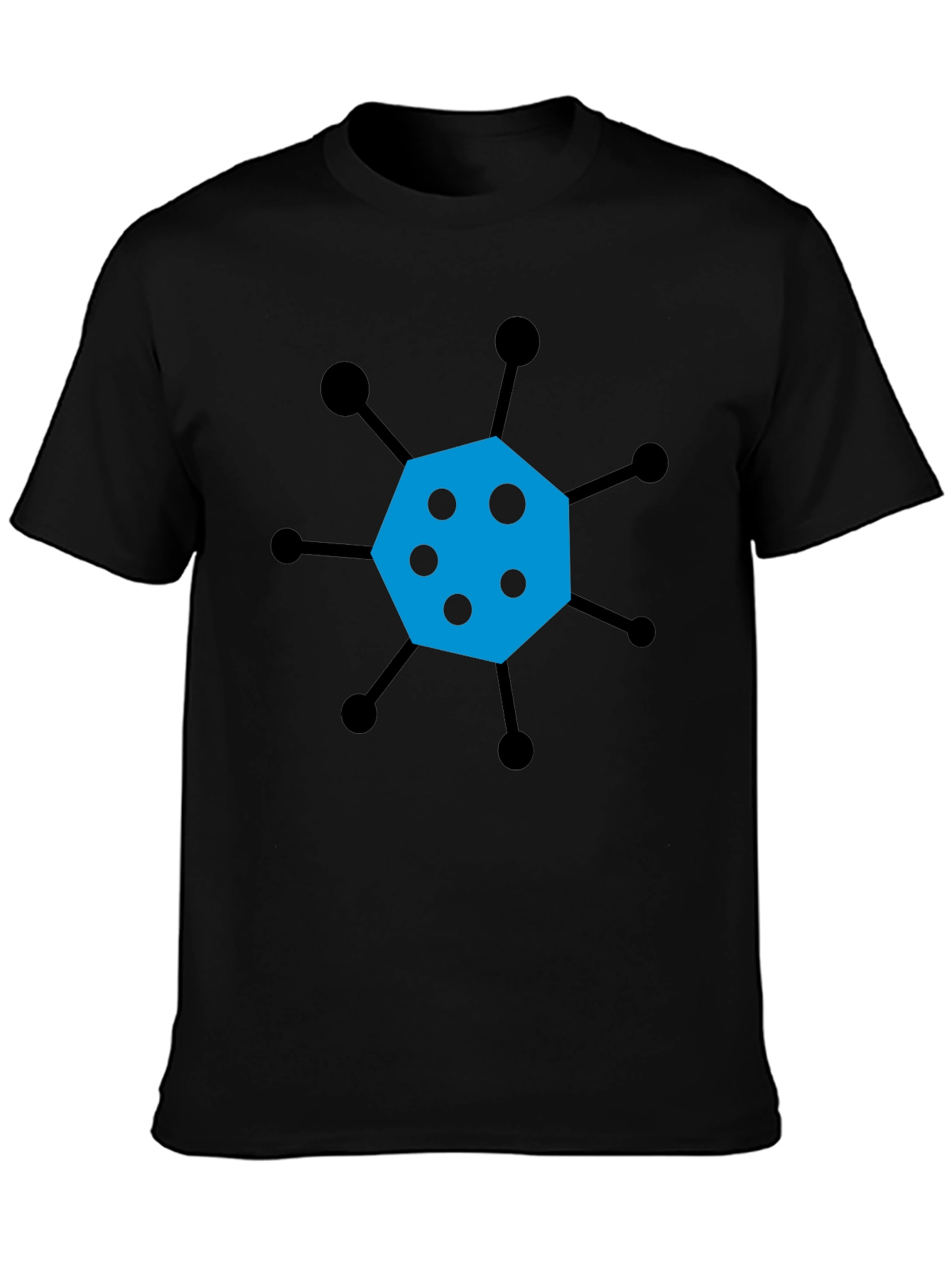 Geometric Graphic Tee - Modern Casual