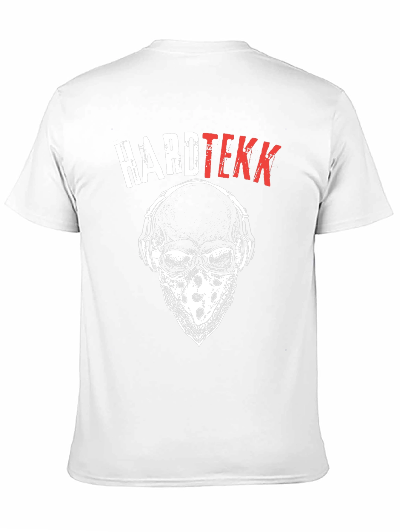 Hardtekk Skull Graphic T-Shirt - Black Cotton Tee