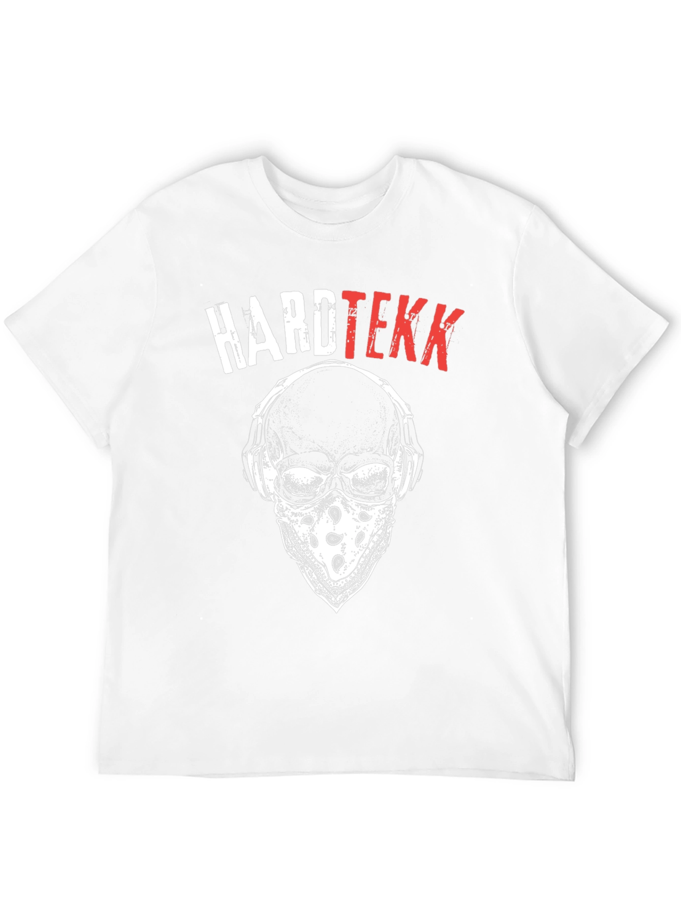 Hardtekk Skull Graphic T-Shirt - Black Cotton Tee
