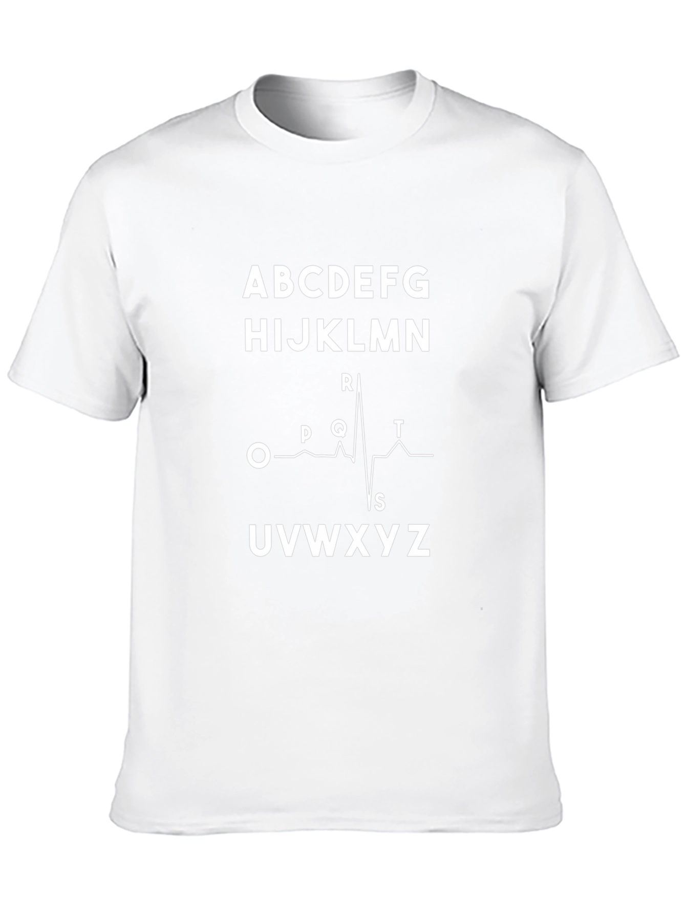 ABC ECG Black T-Shirt