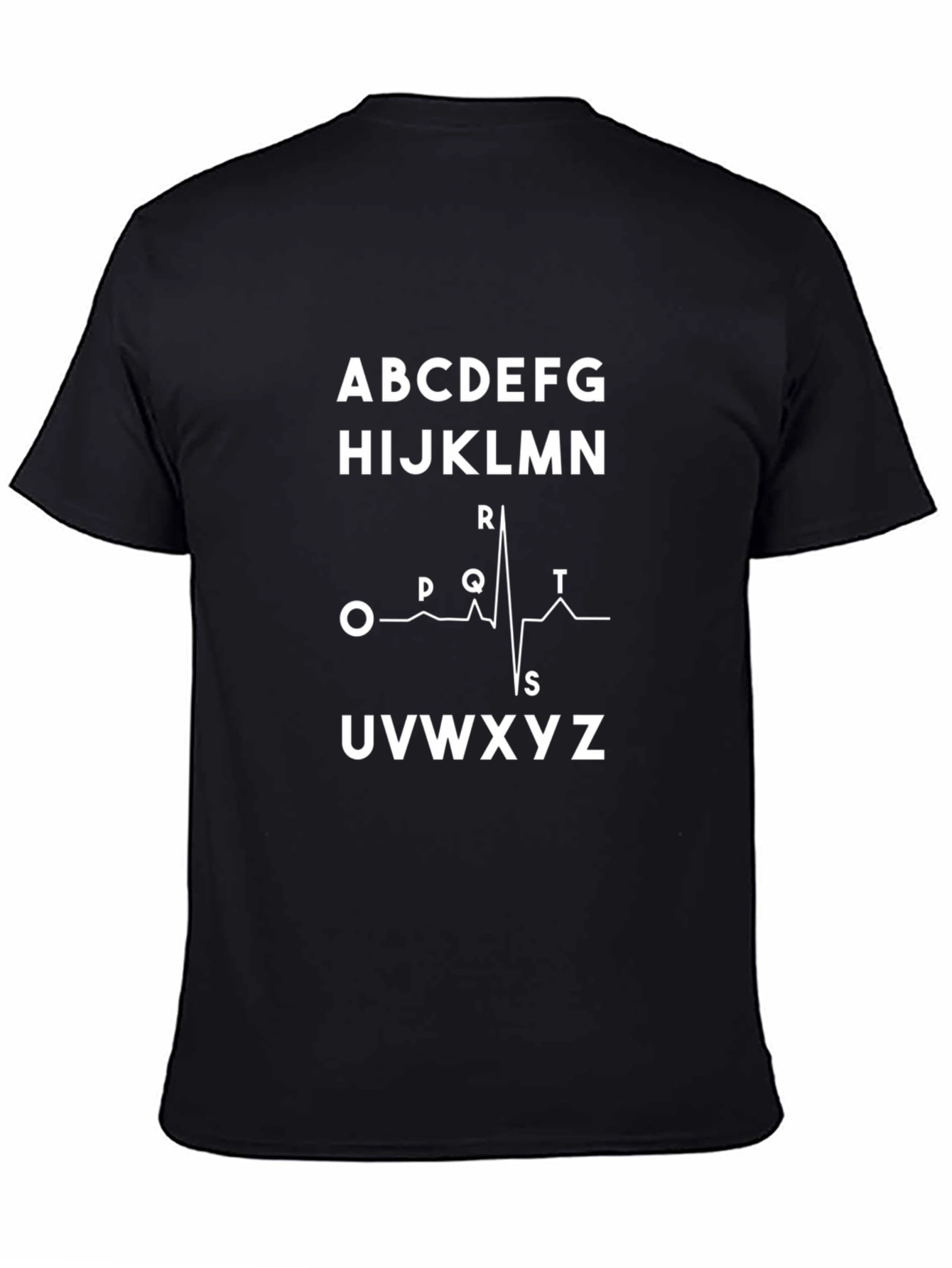 ABC ECG Black T-Shirt