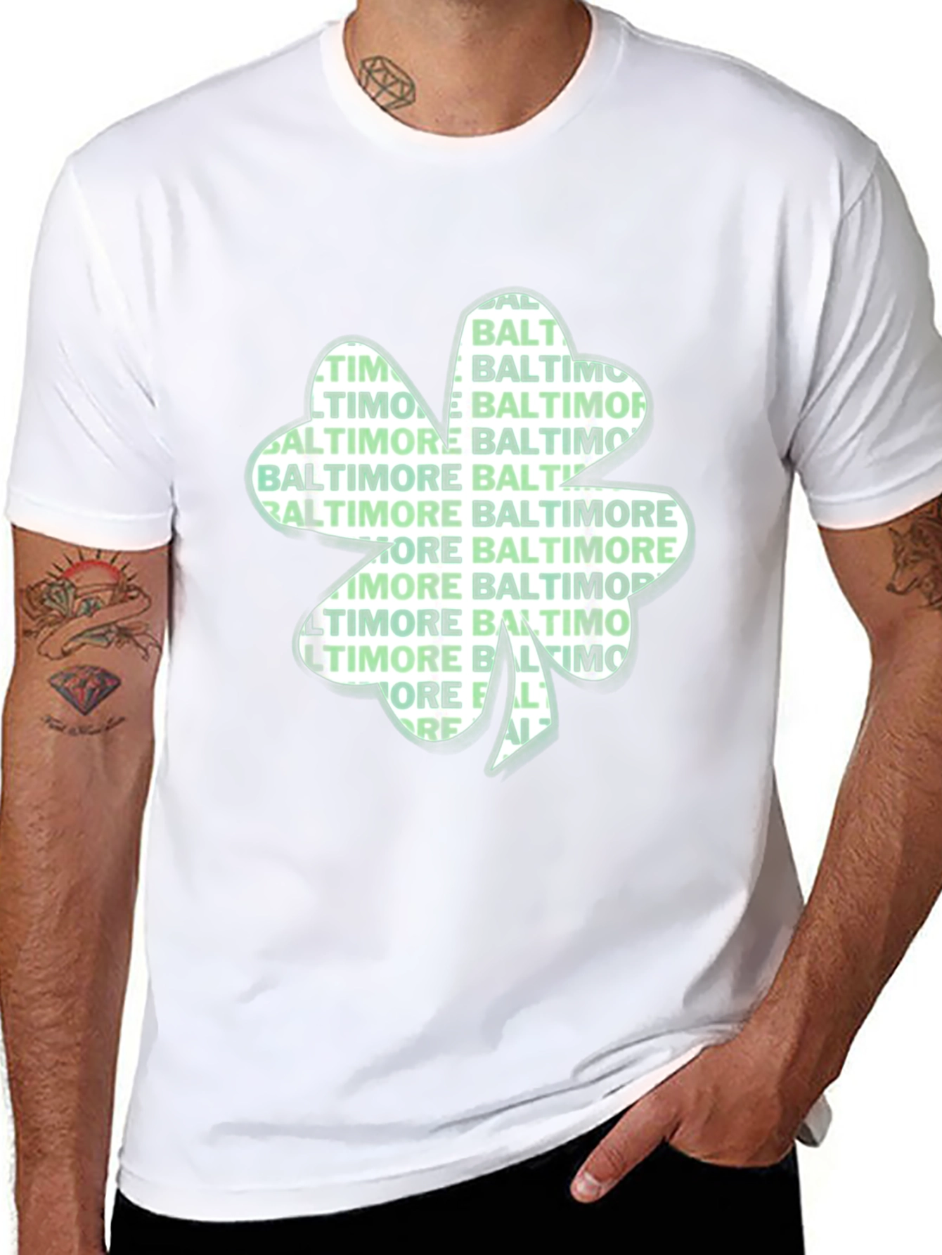 Baltimore Shamrock Graphic Tee