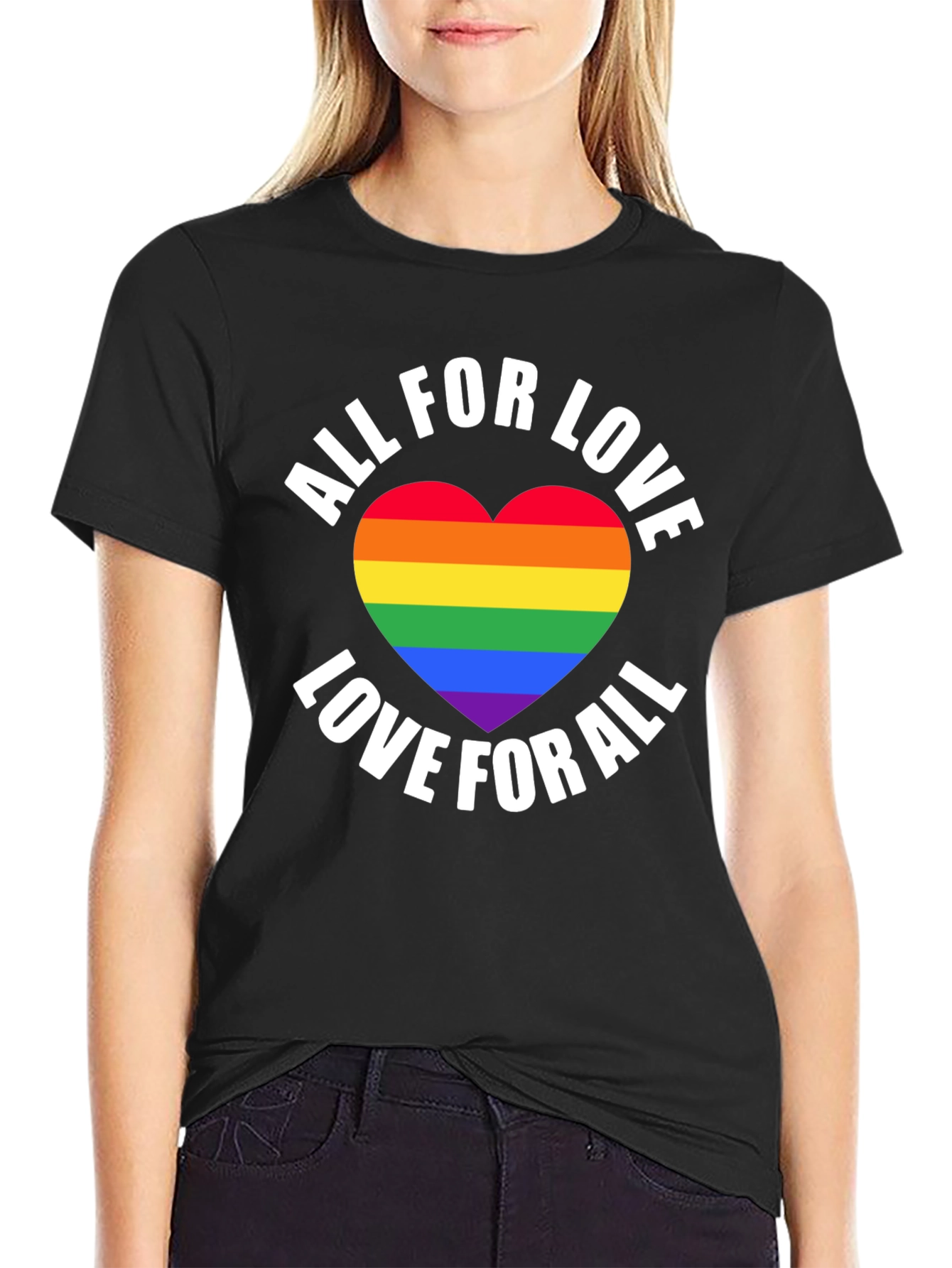 All For Love LGBT Pride T-Shirt