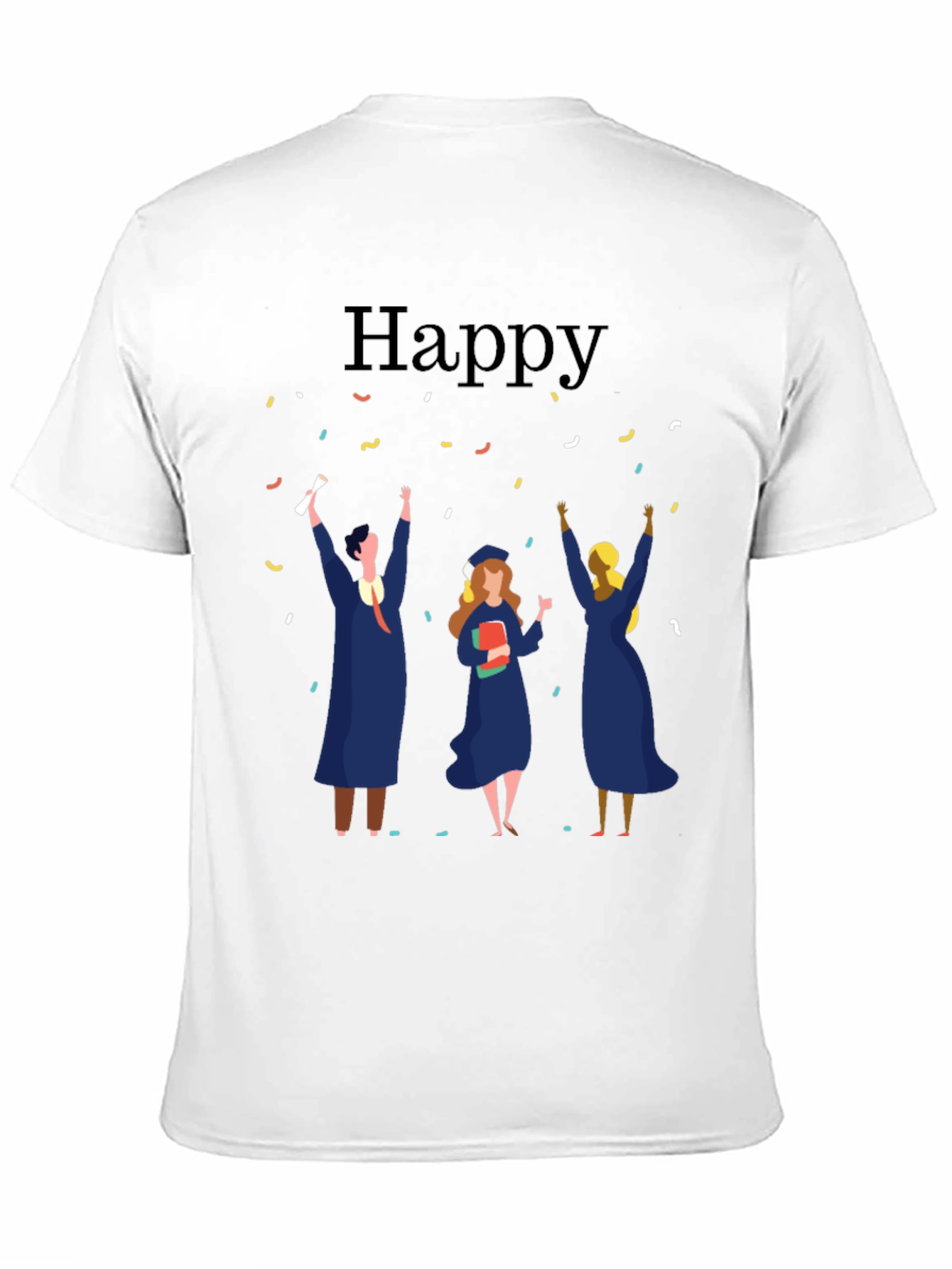 Happy Graduation Celebration Black T-Shirt