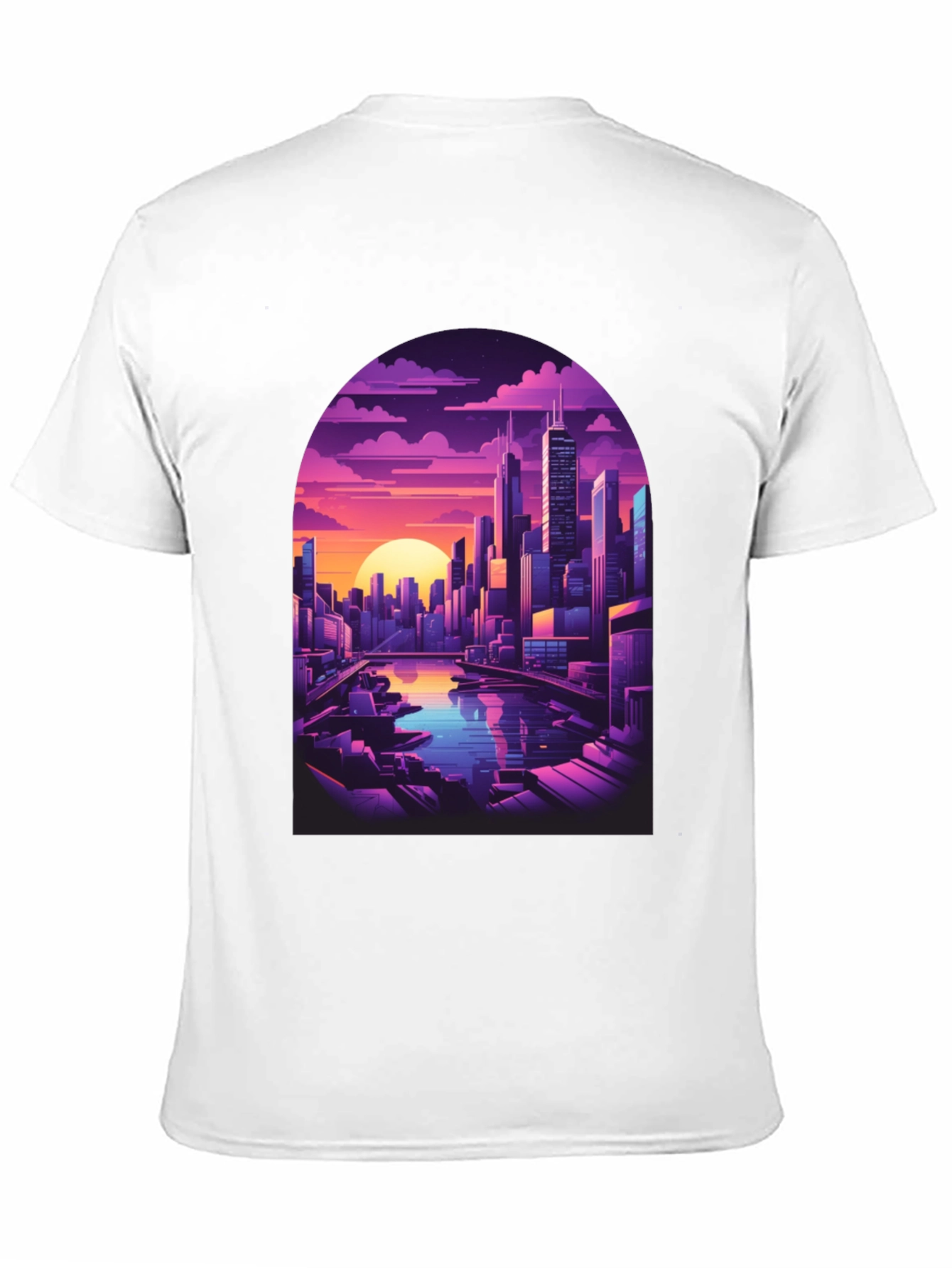 Sunset Cityscape Graphic Tee