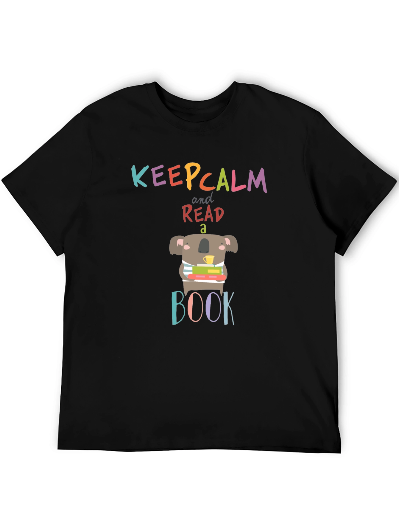 Keep Calm & Read a Book Koala T-Shirt