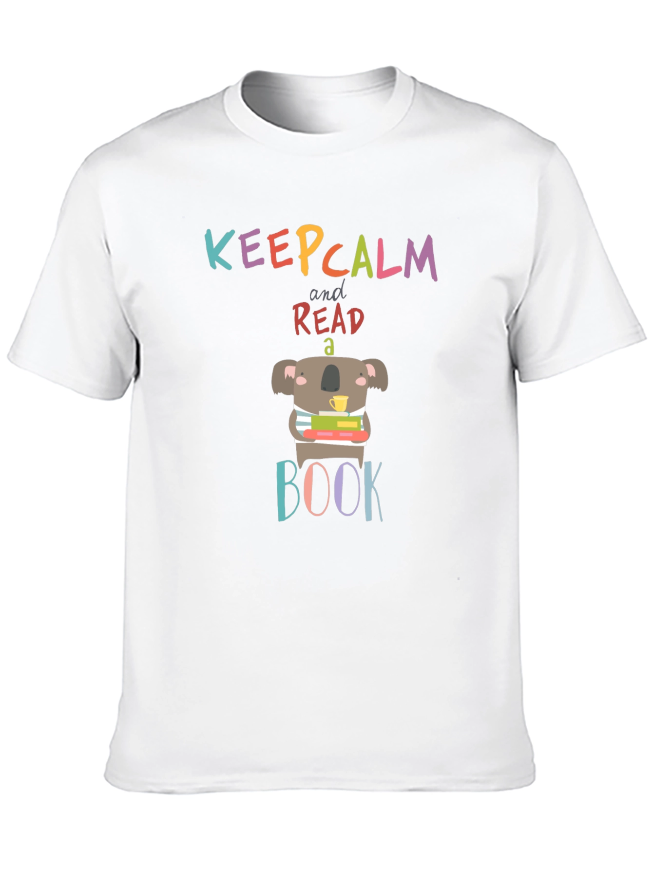 Keep Calm & Read a Book Koala T-Shirt