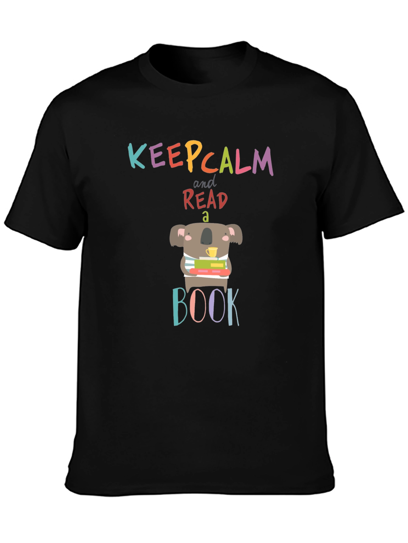 Keep Calm & Read a Book Koala T-Shirt