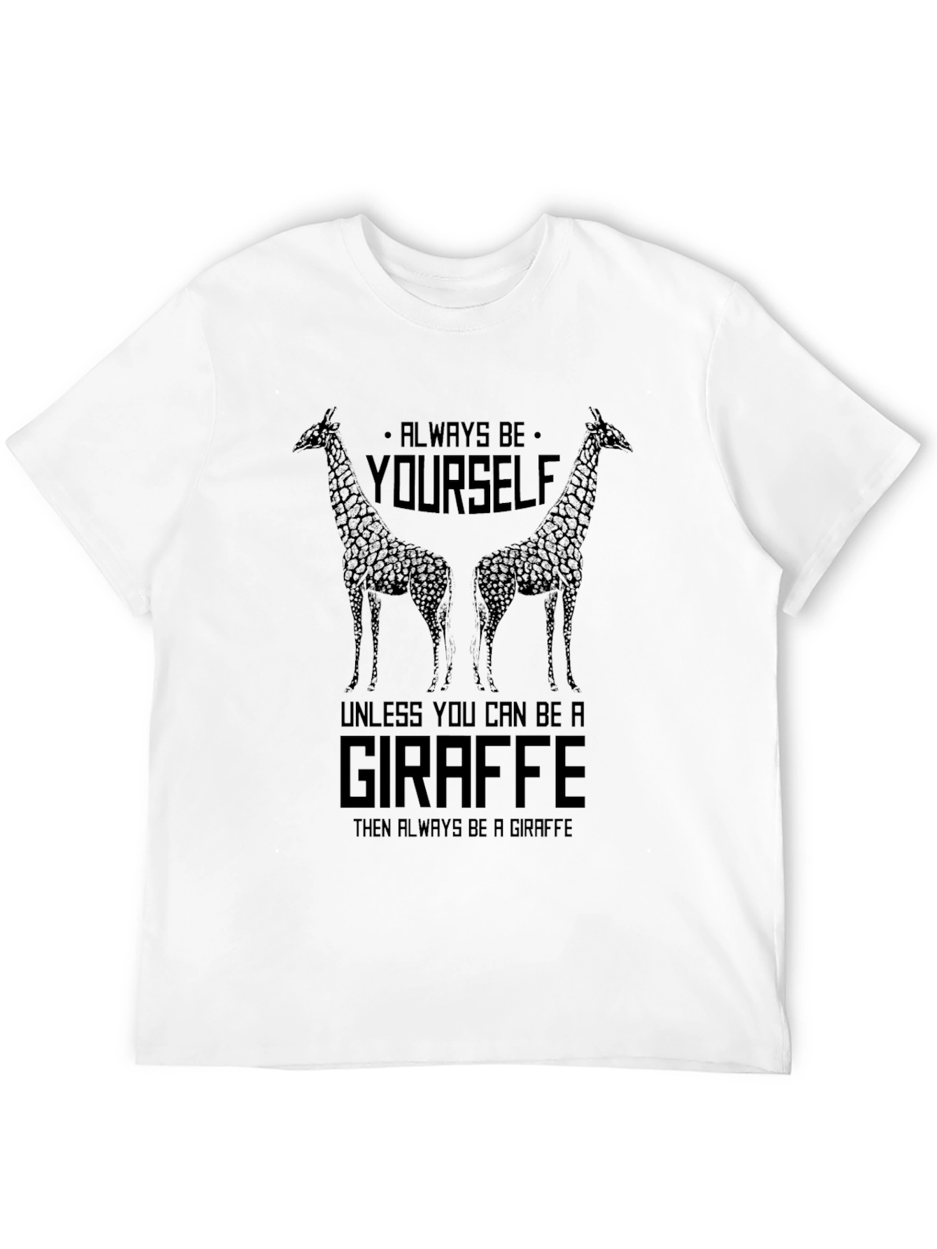 Giraffe Graphic T-Shirt - Be Yourself Apparel