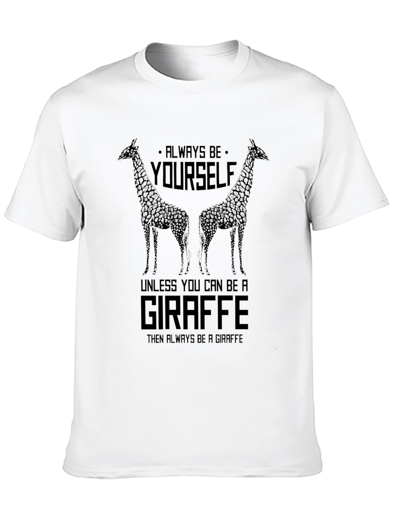 Giraffe Graphic T-Shirt - Be Yourself Apparel