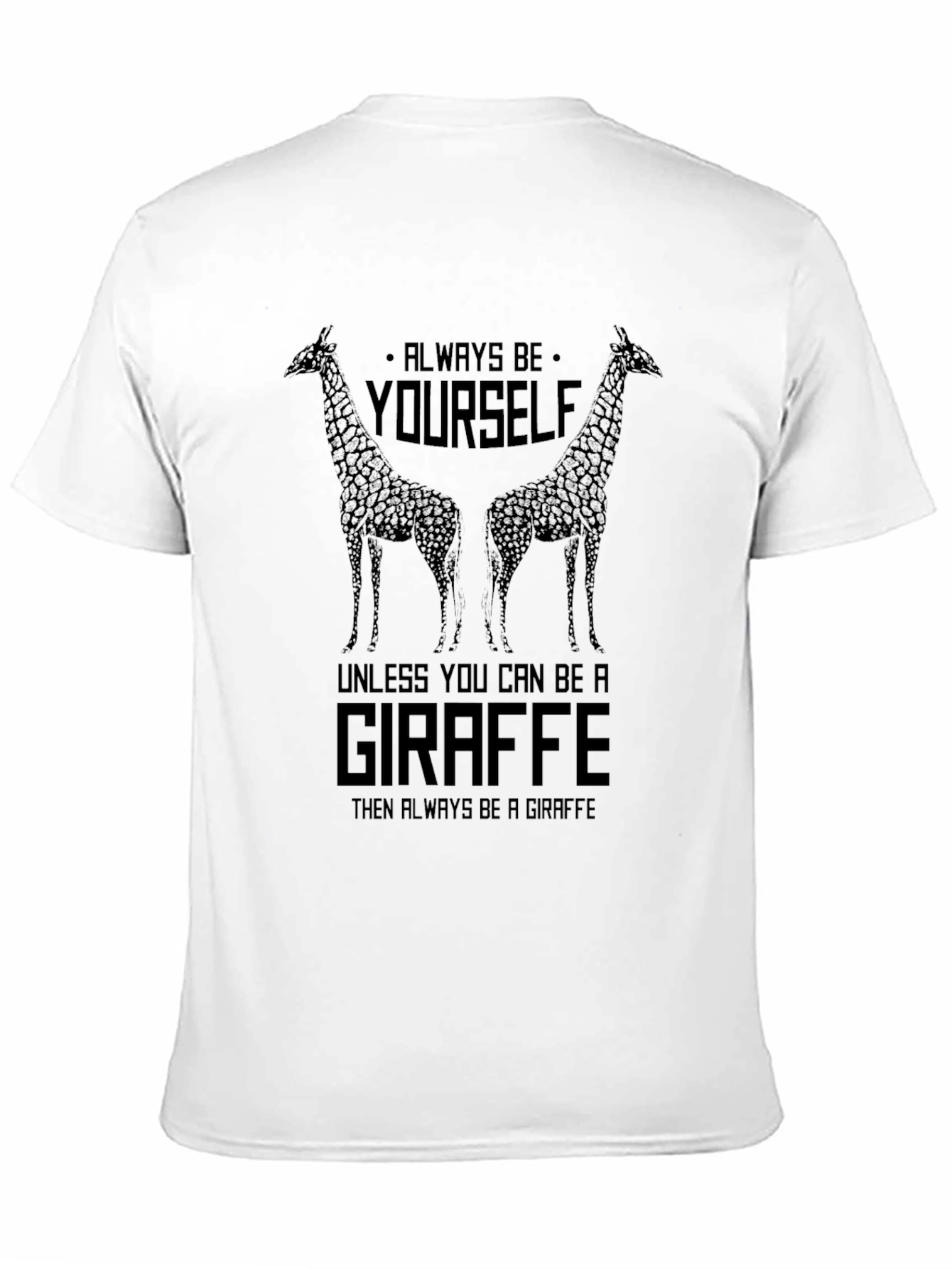 Giraffe Graphic T-Shirt - Be Yourself Apparel