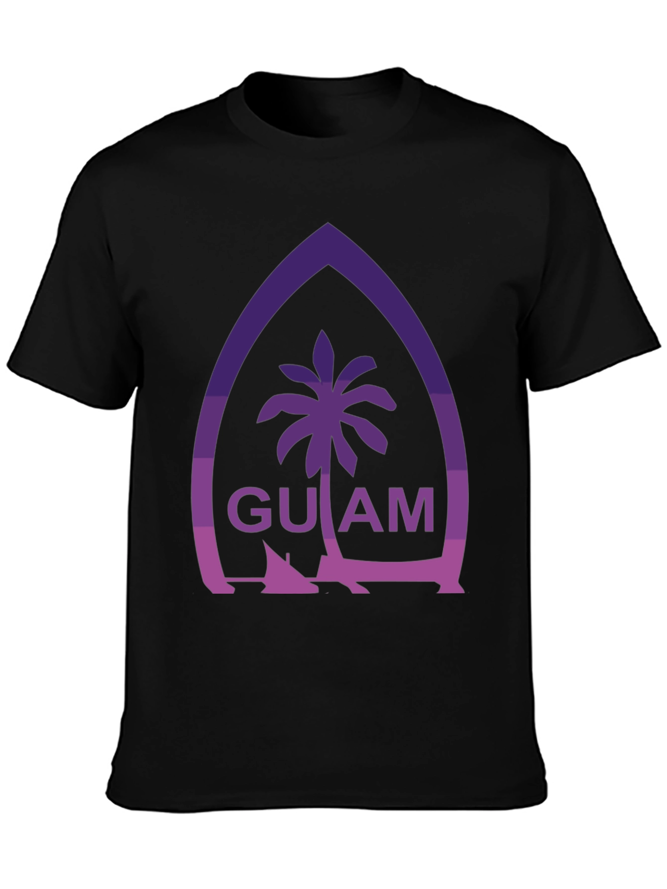 Guam Palm Tree Graphic Tee - Island Style T-Shirt