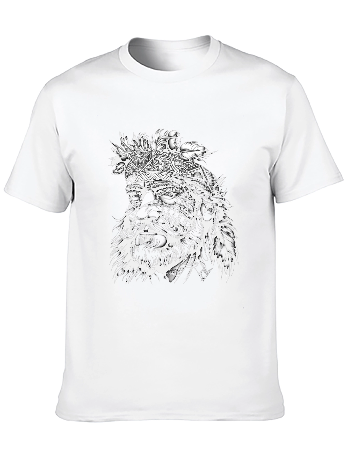 Graphic Tee - Tribal Chief Portrait