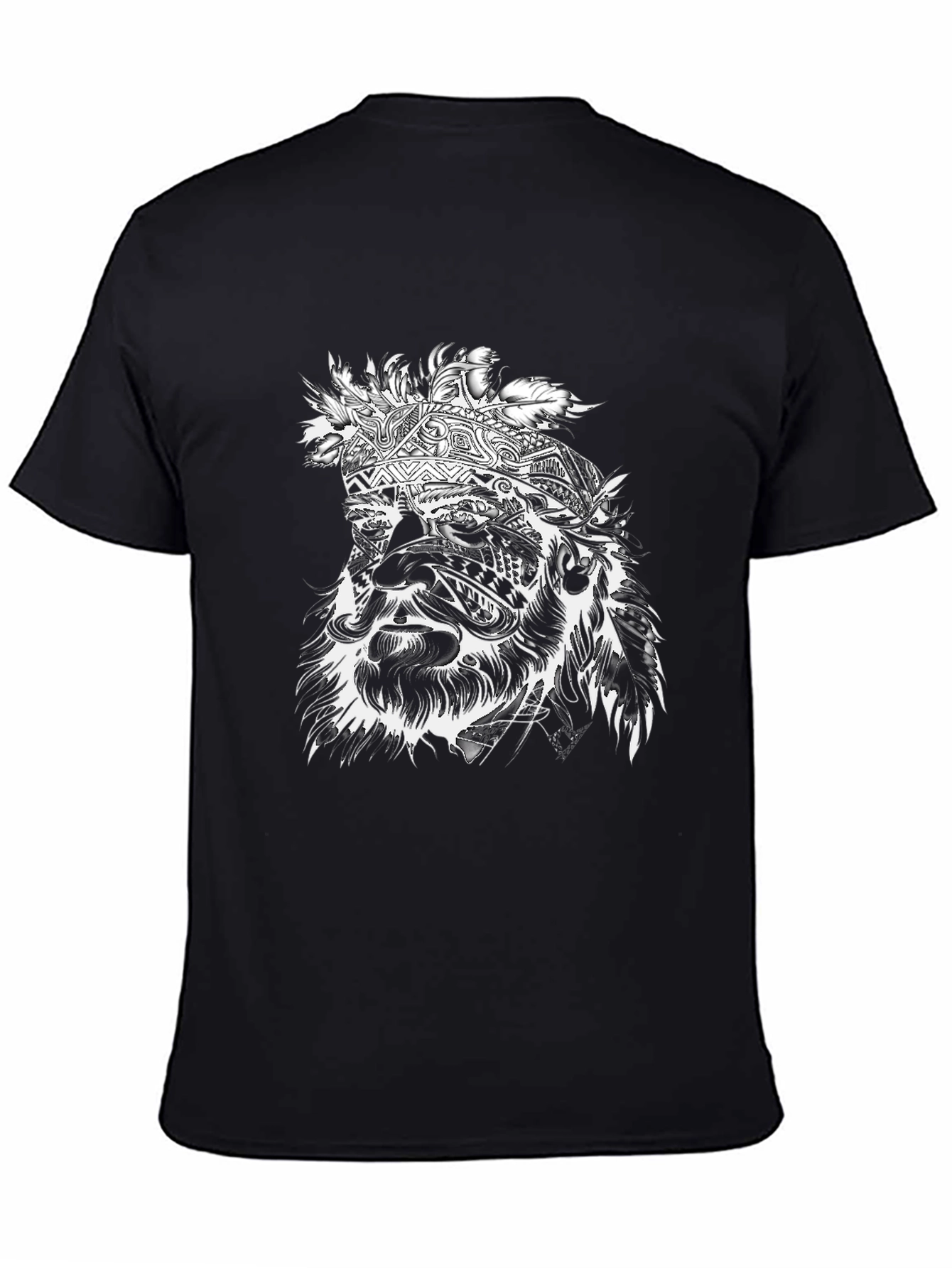 Graphic Tee - Tribal Chief Portrait