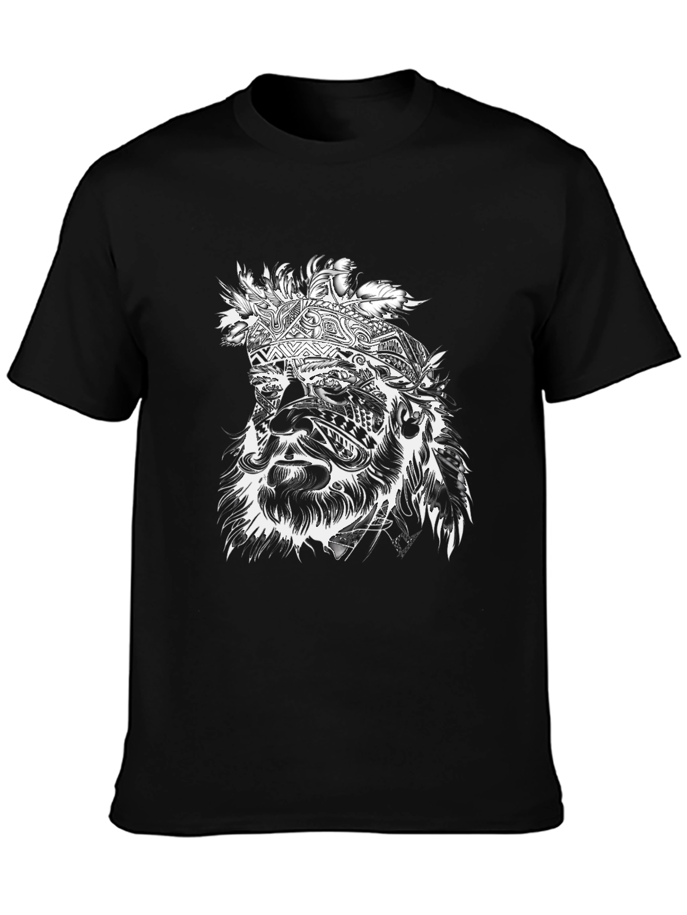 Graphic Tee - Tribal Chief Portrait