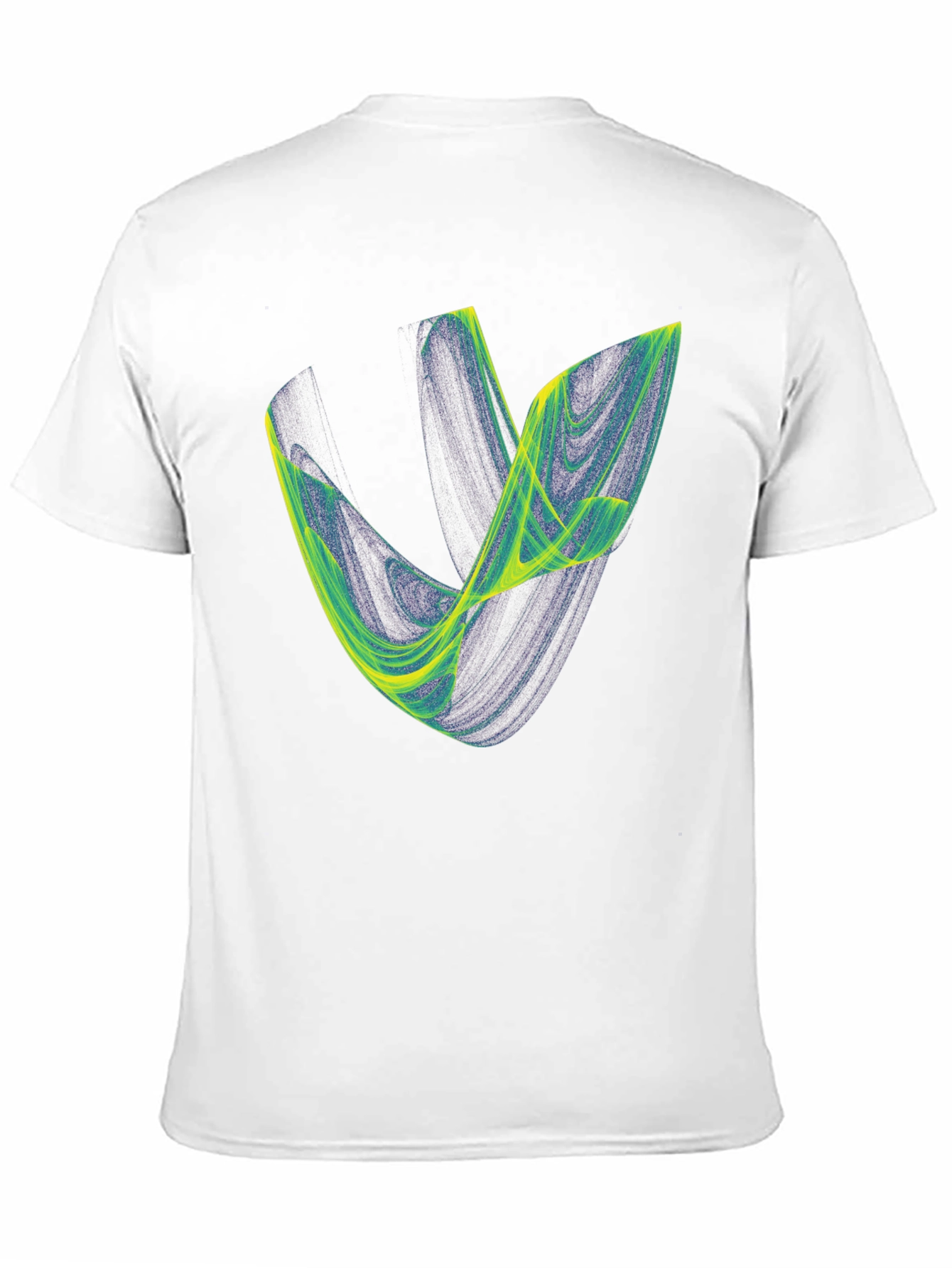 Abstract Graphic Tee - Black Cotton Blend