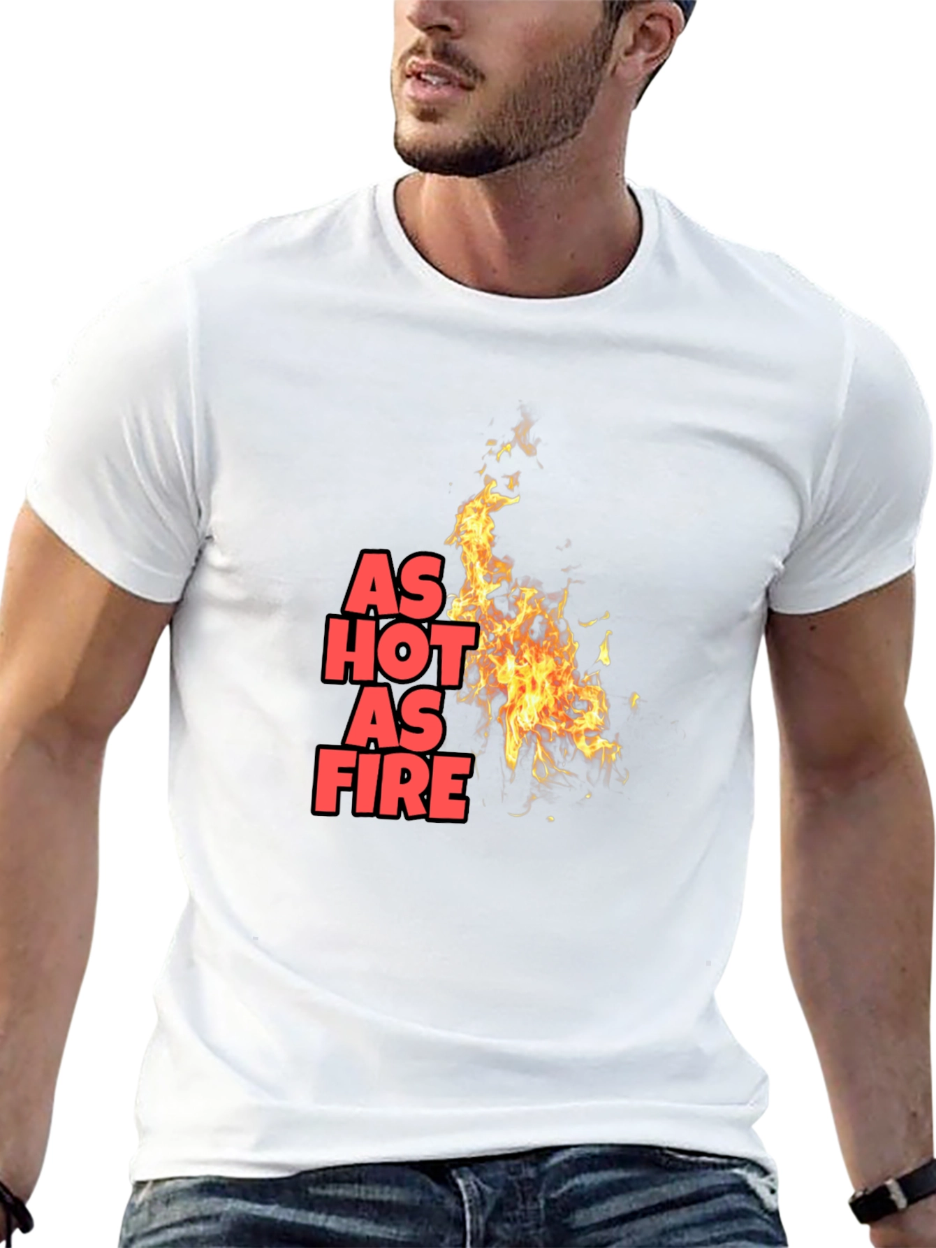 As Hot As Fire T-Shirt - Bold Graphic Tee