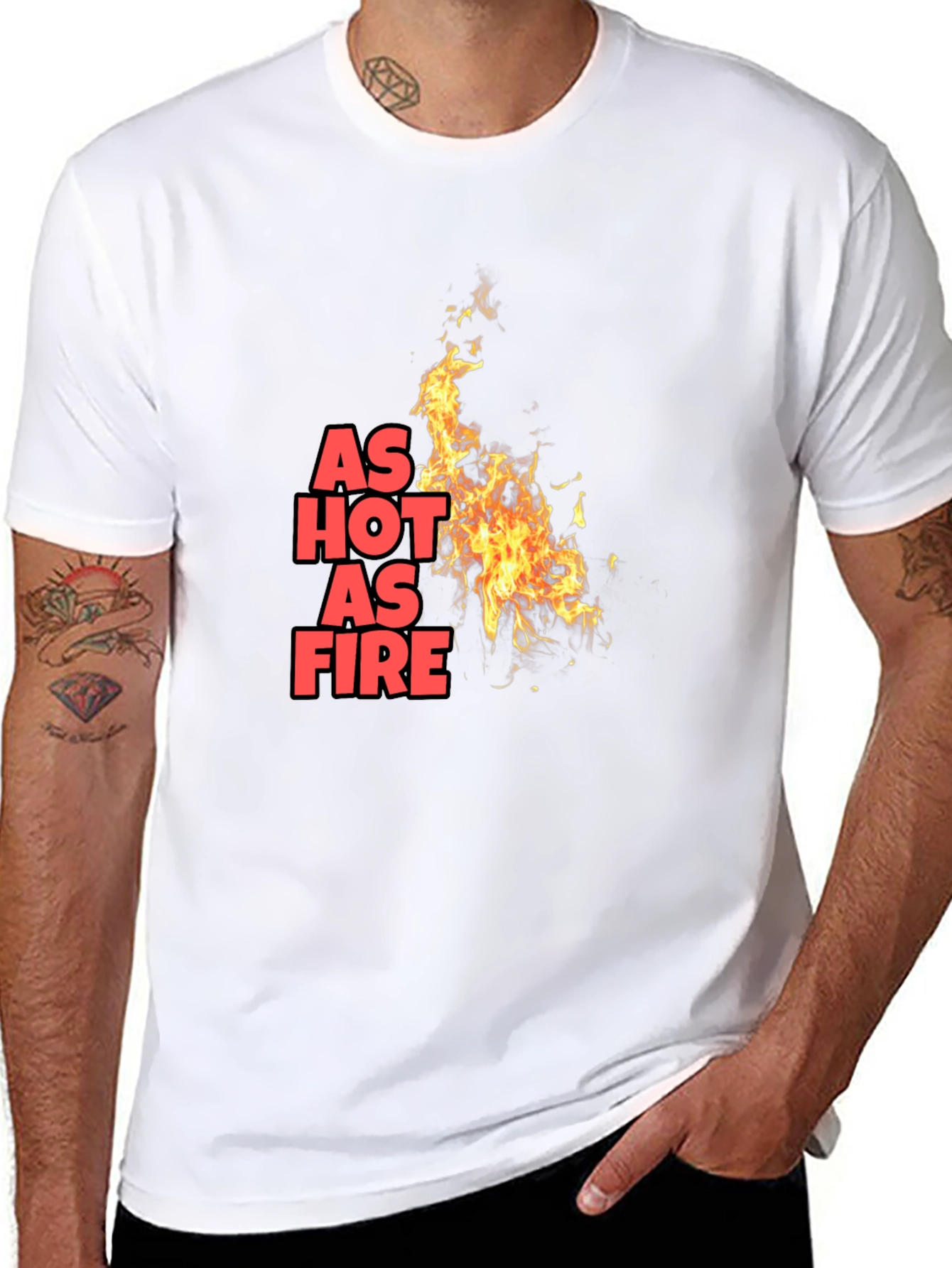 As Hot As Fire T-Shirt - Bold Graphic Tee