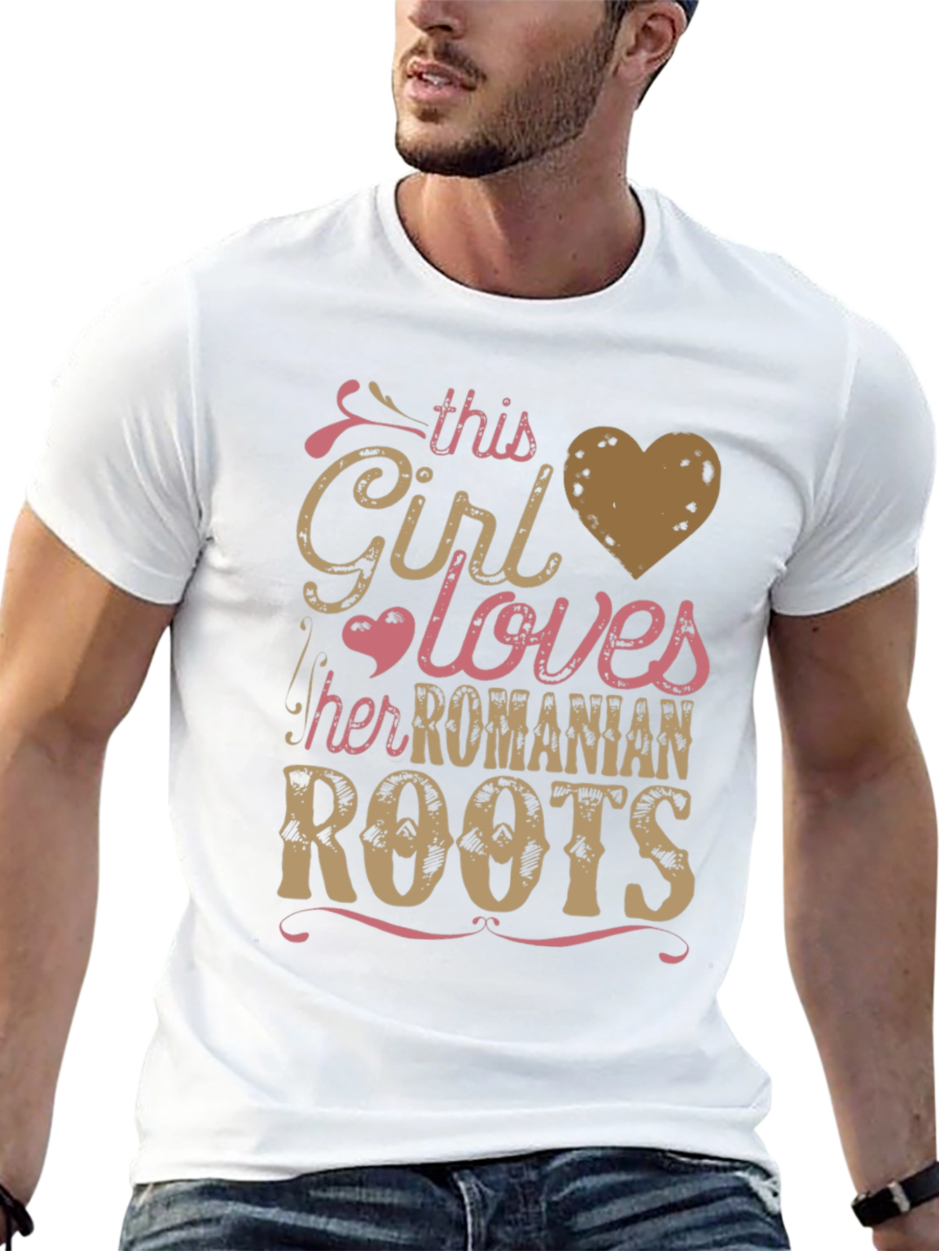 Girl Loves Romanian Roots T-Shirt