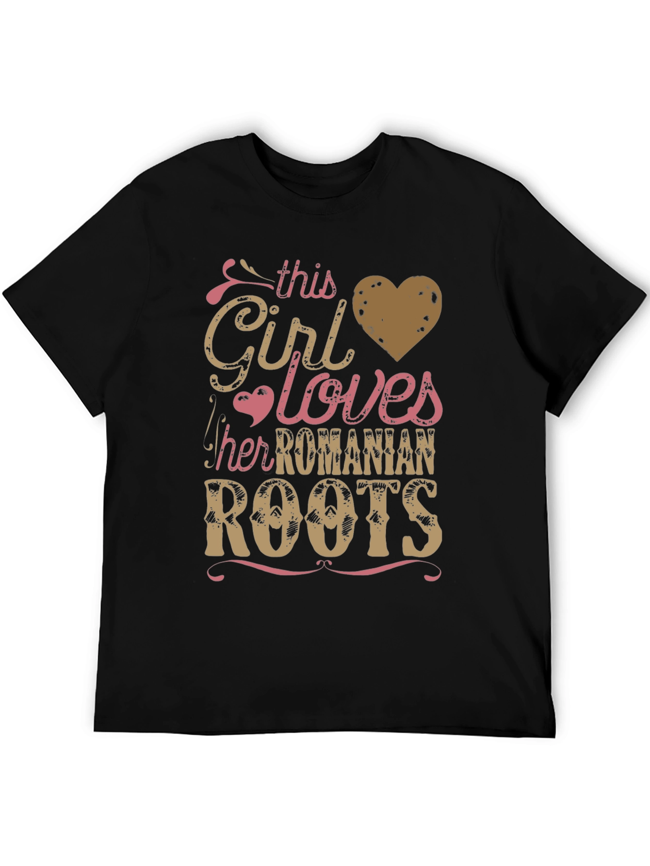 Girl Loves Romanian Roots T-Shirt