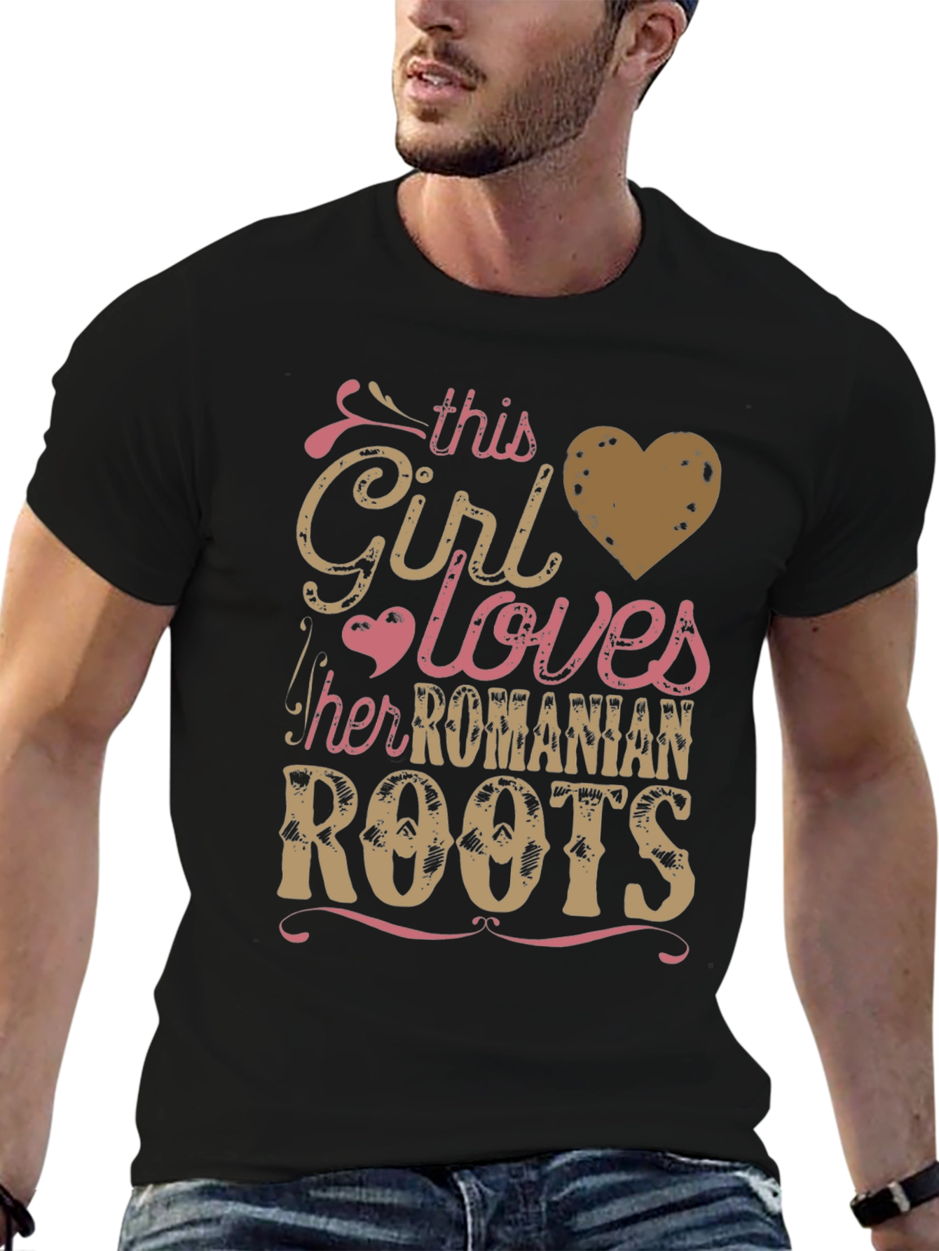 Girl Loves Romanian Roots T-Shirt