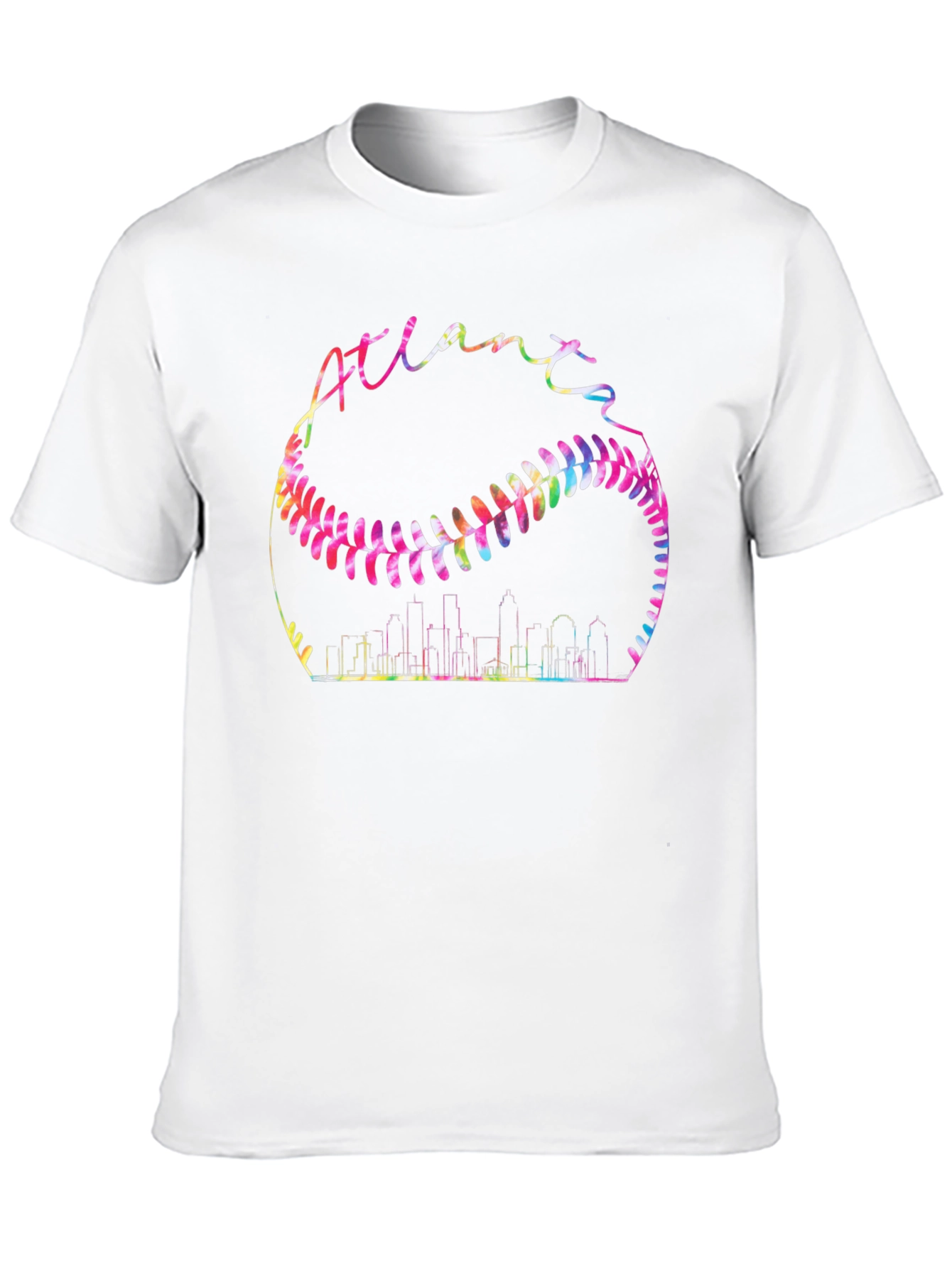 Atlanta Baseball Skyline Graphic Tee