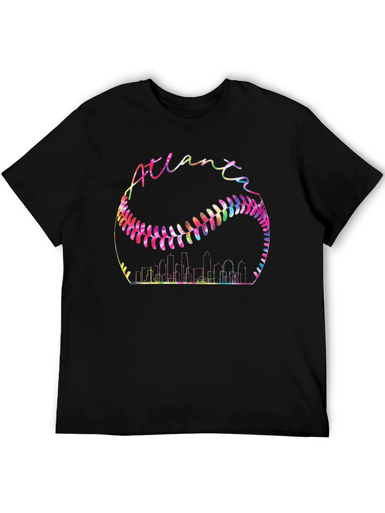 Atlanta Baseball Skyline Graphic Tee