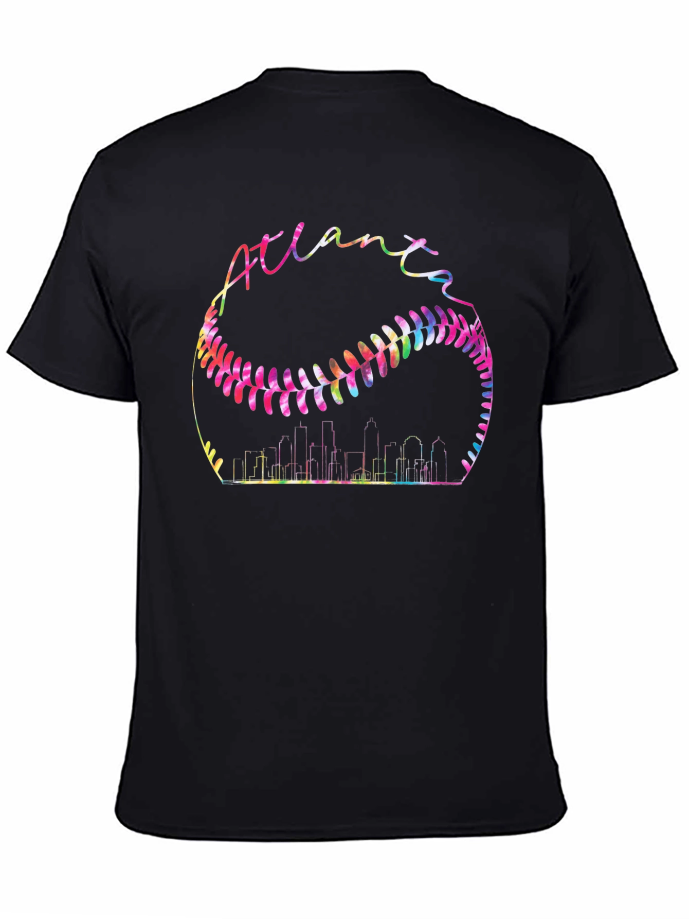 Atlanta Baseball Skyline Graphic Tee