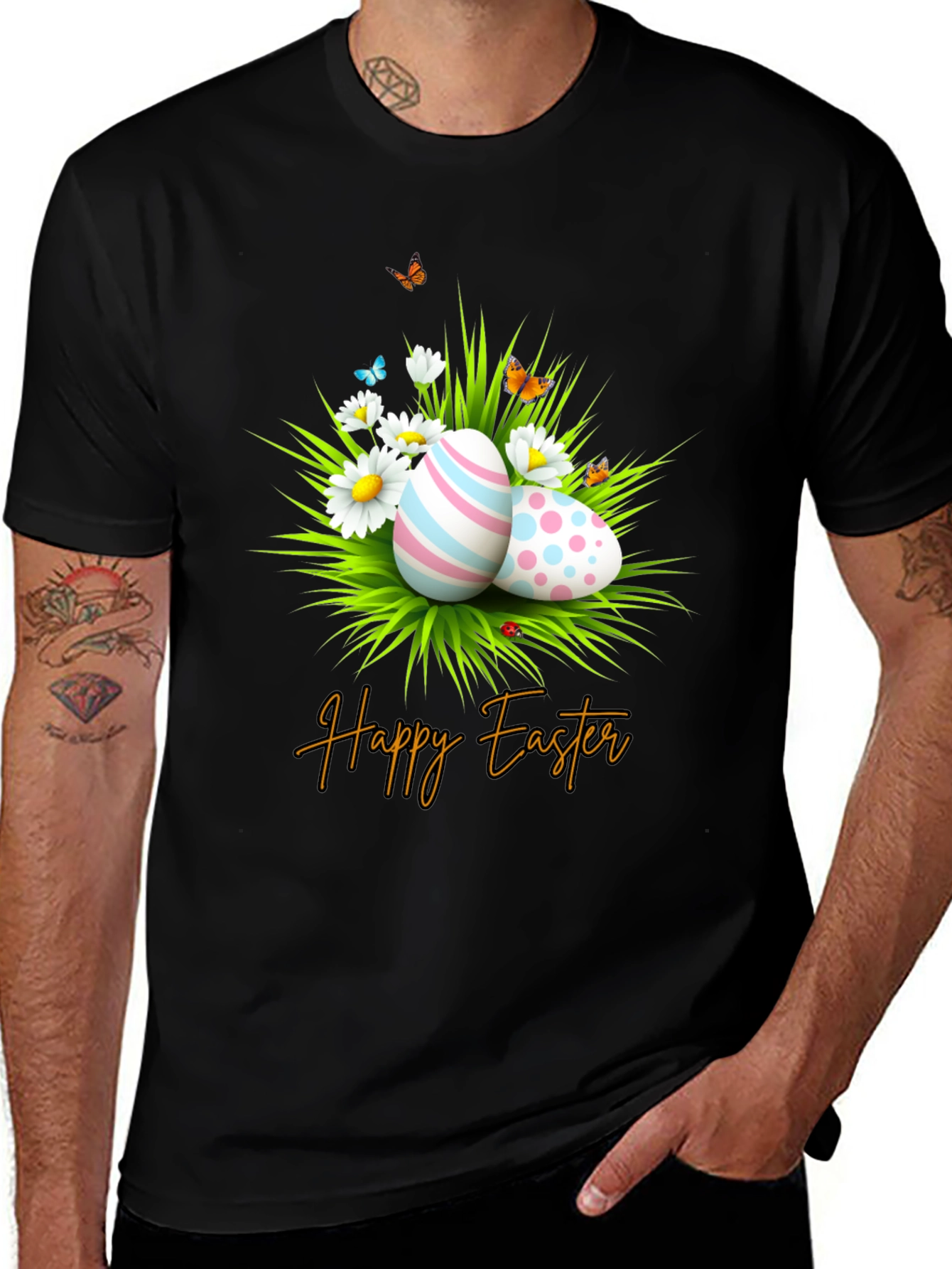 Happy Easter Graphic T-Shirt