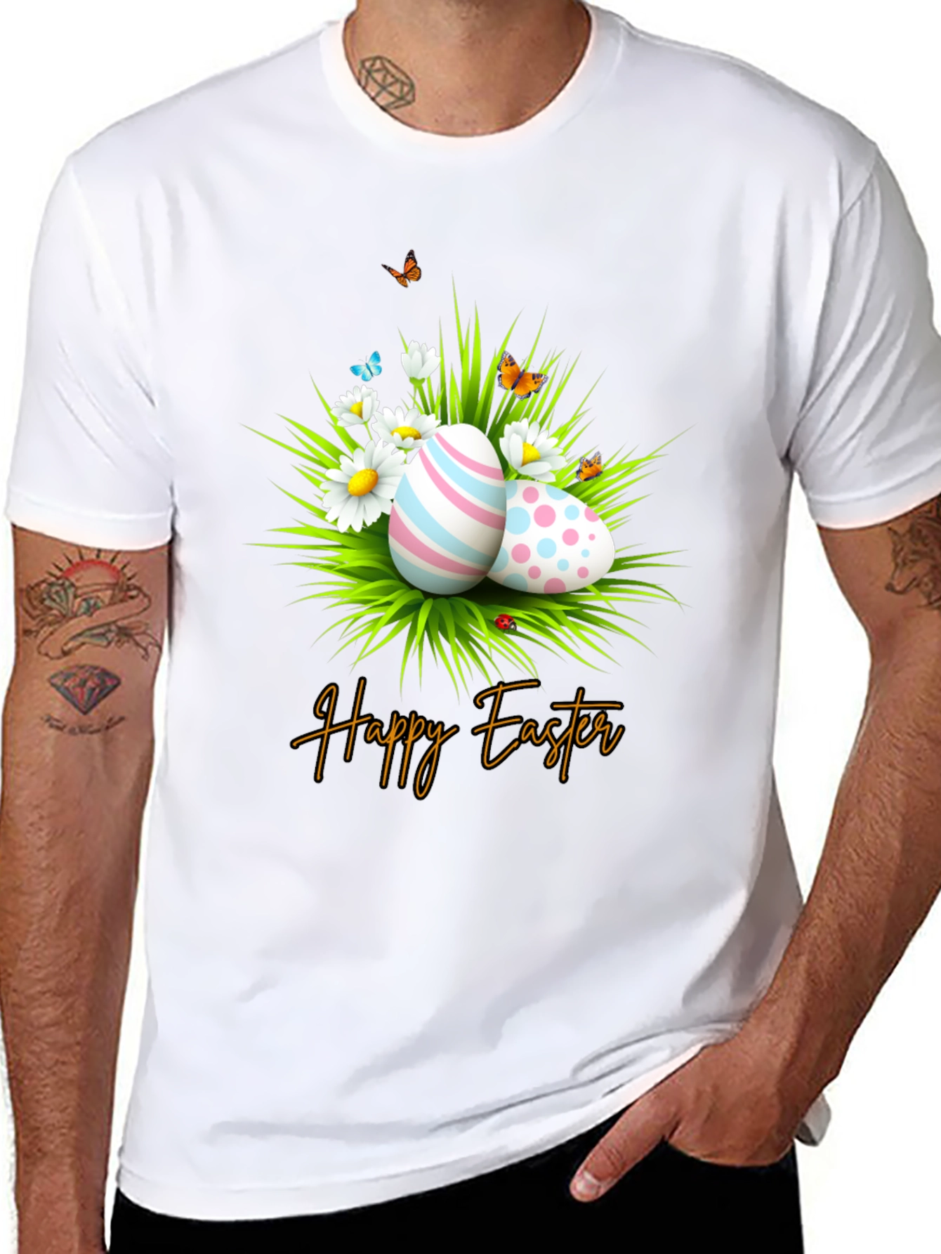 Happy Easter Graphic T-Shirt