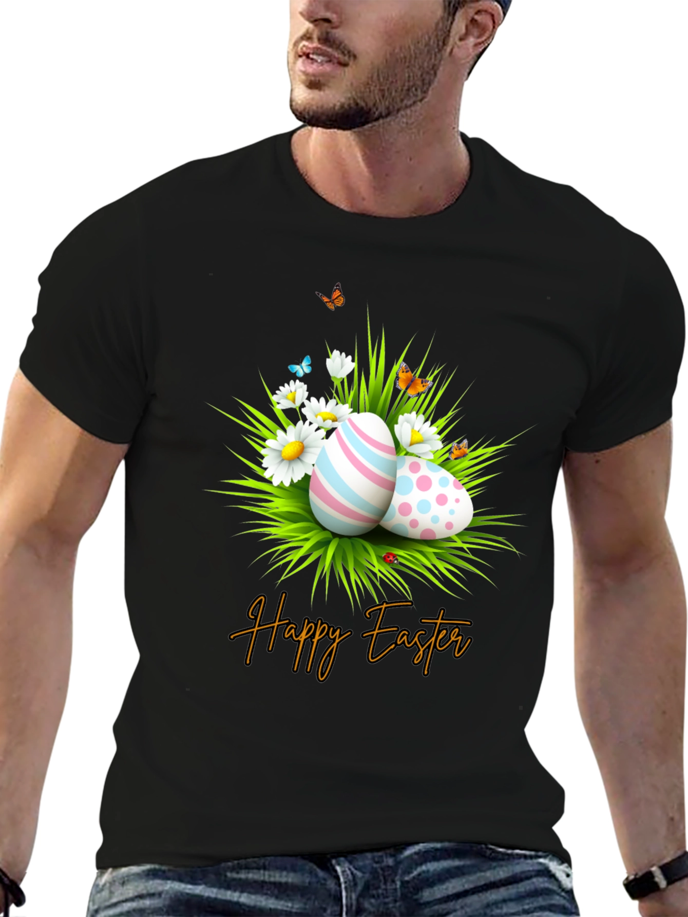 Happy Easter Graphic T-Shirt