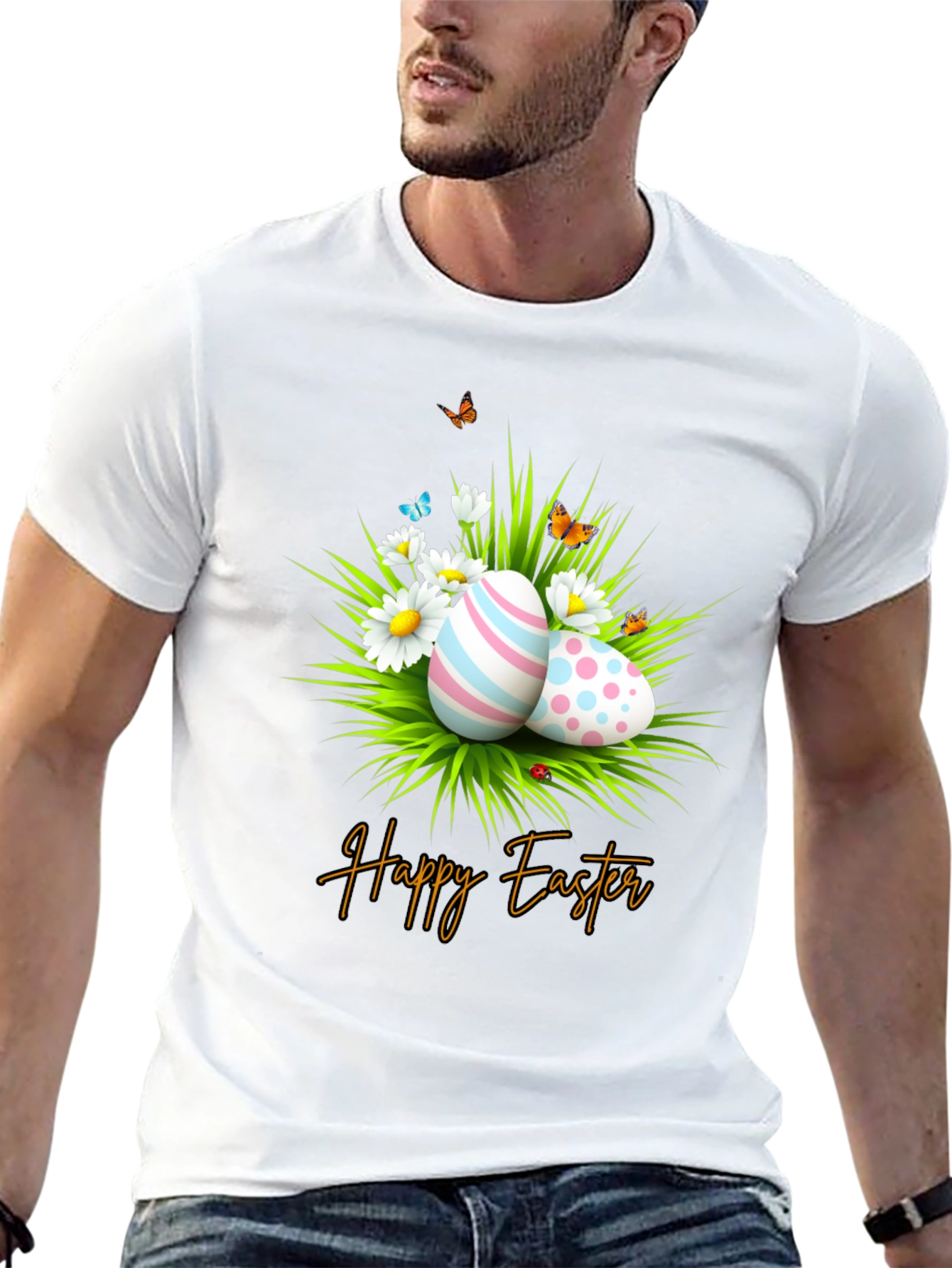 Happy Easter Graphic T-Shirt