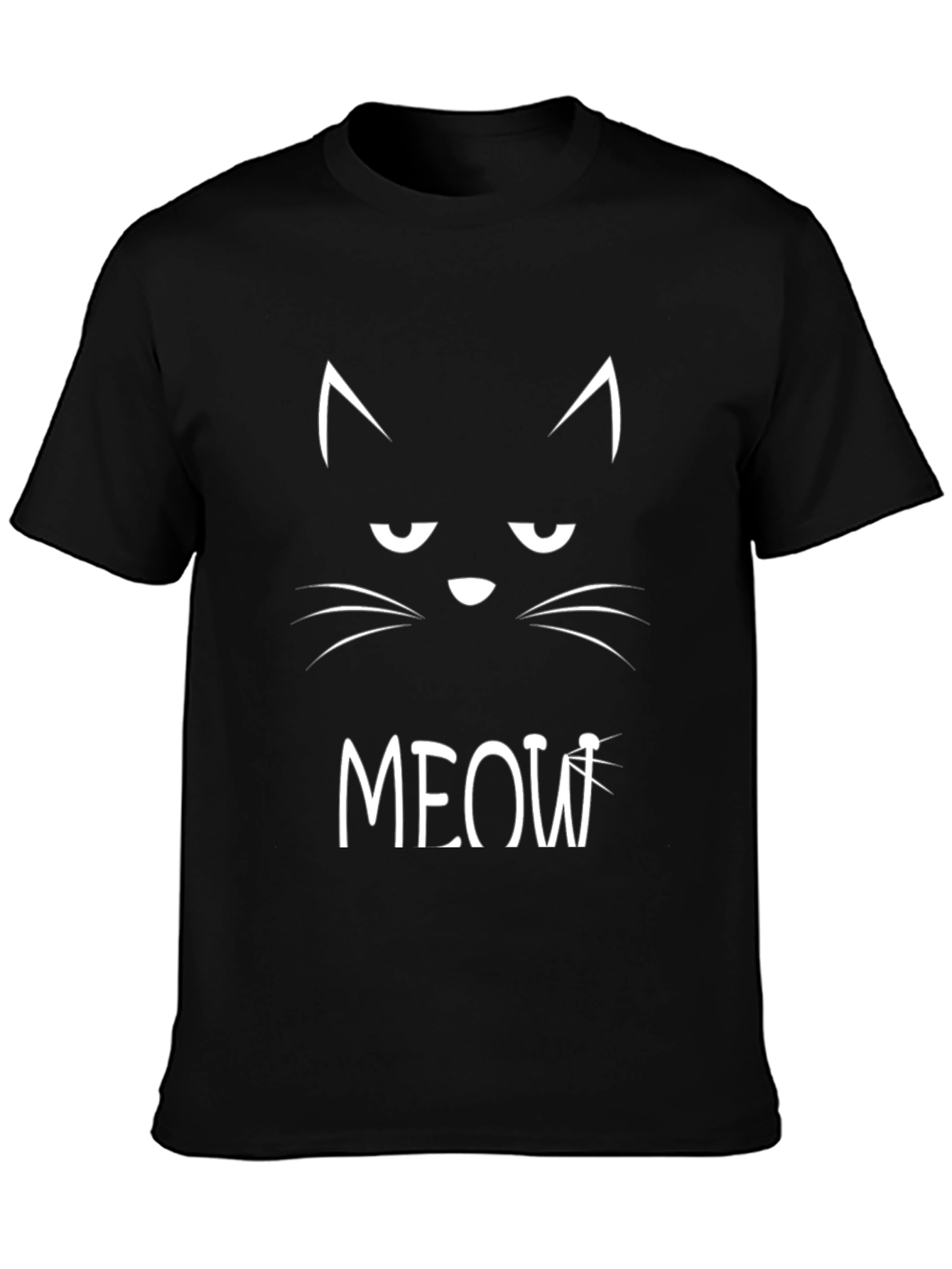 Grumpy Cat MEOW Black T-Shirt