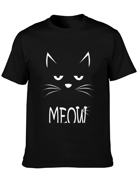 Grumpy Cat MEOW Black T-Shirt