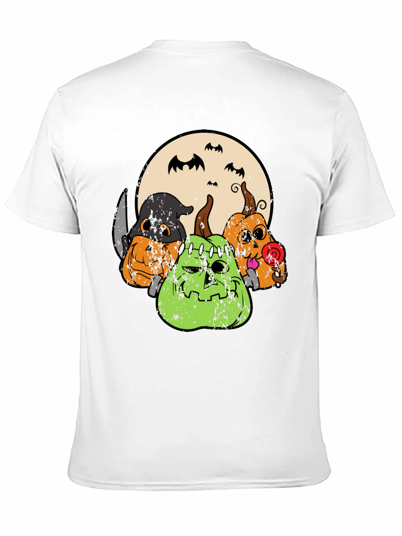 Halloween Pumpkin Graphic Tee - Spooky Season Shirt