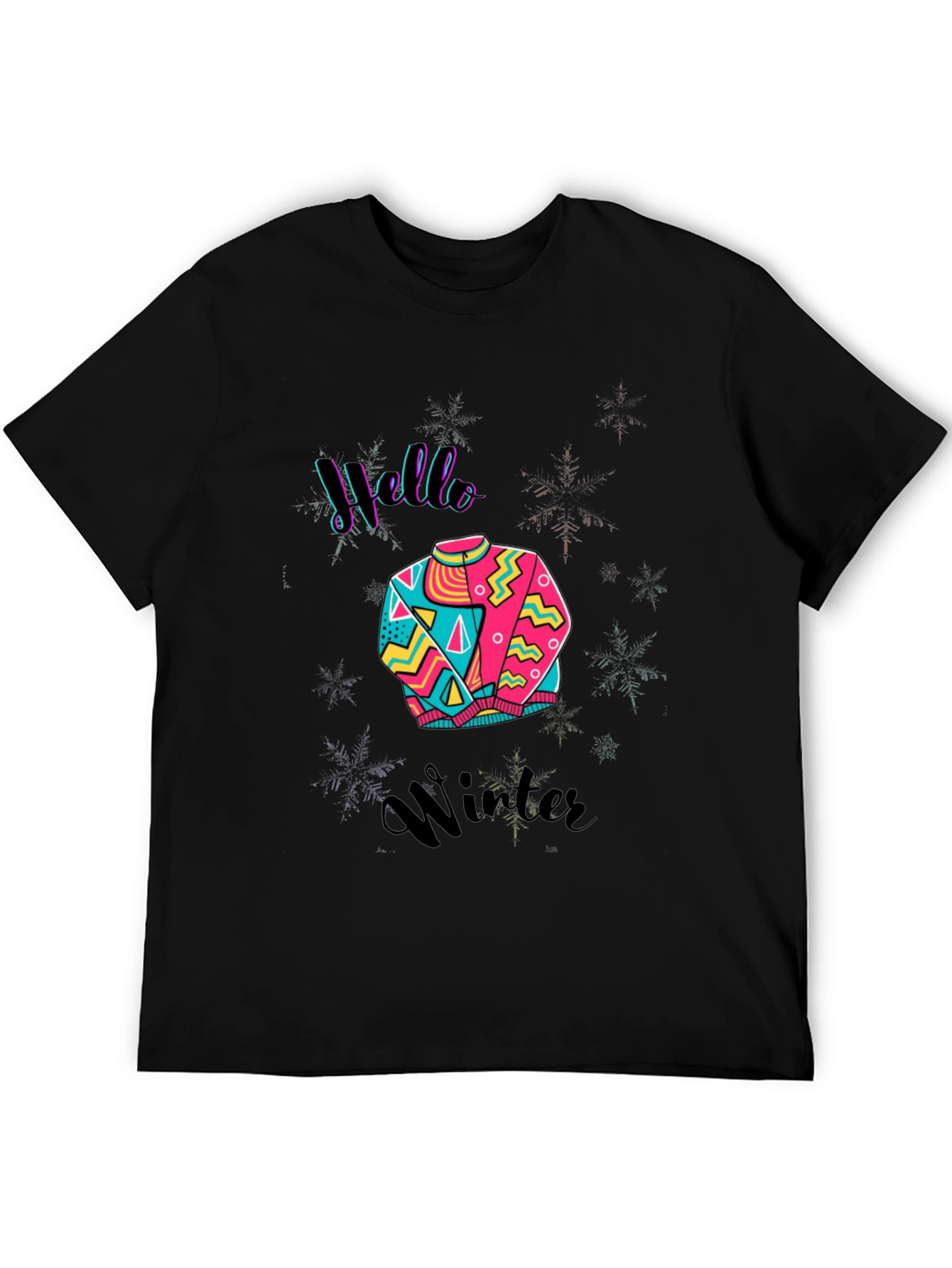 Hello Winter Graphic Tee - Stylish & Comfy