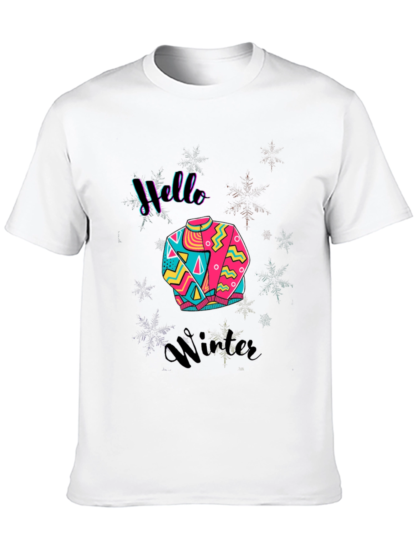 Hello Winter Graphic Tee - Stylish & Comfy