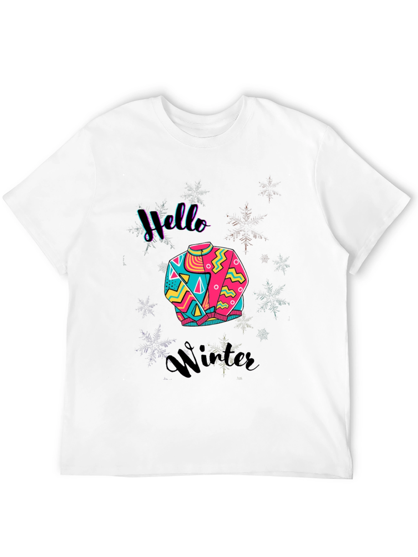 Hello Winter Graphic Tee - Stylish & Comfy