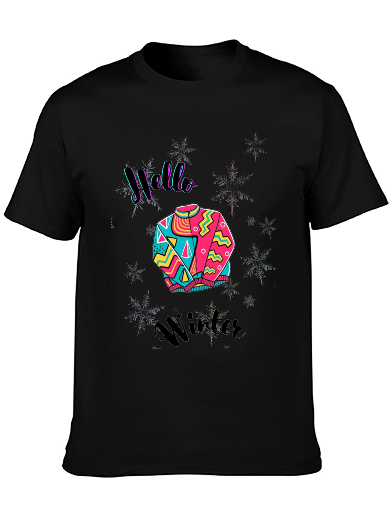 Hello Winter Graphic Tee - Stylish & Comfy