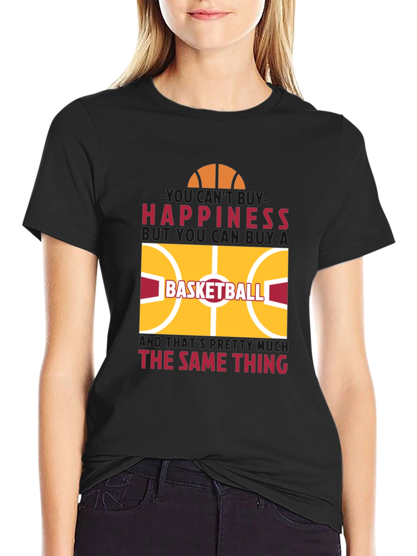 Happiness Basketball T-Shirt