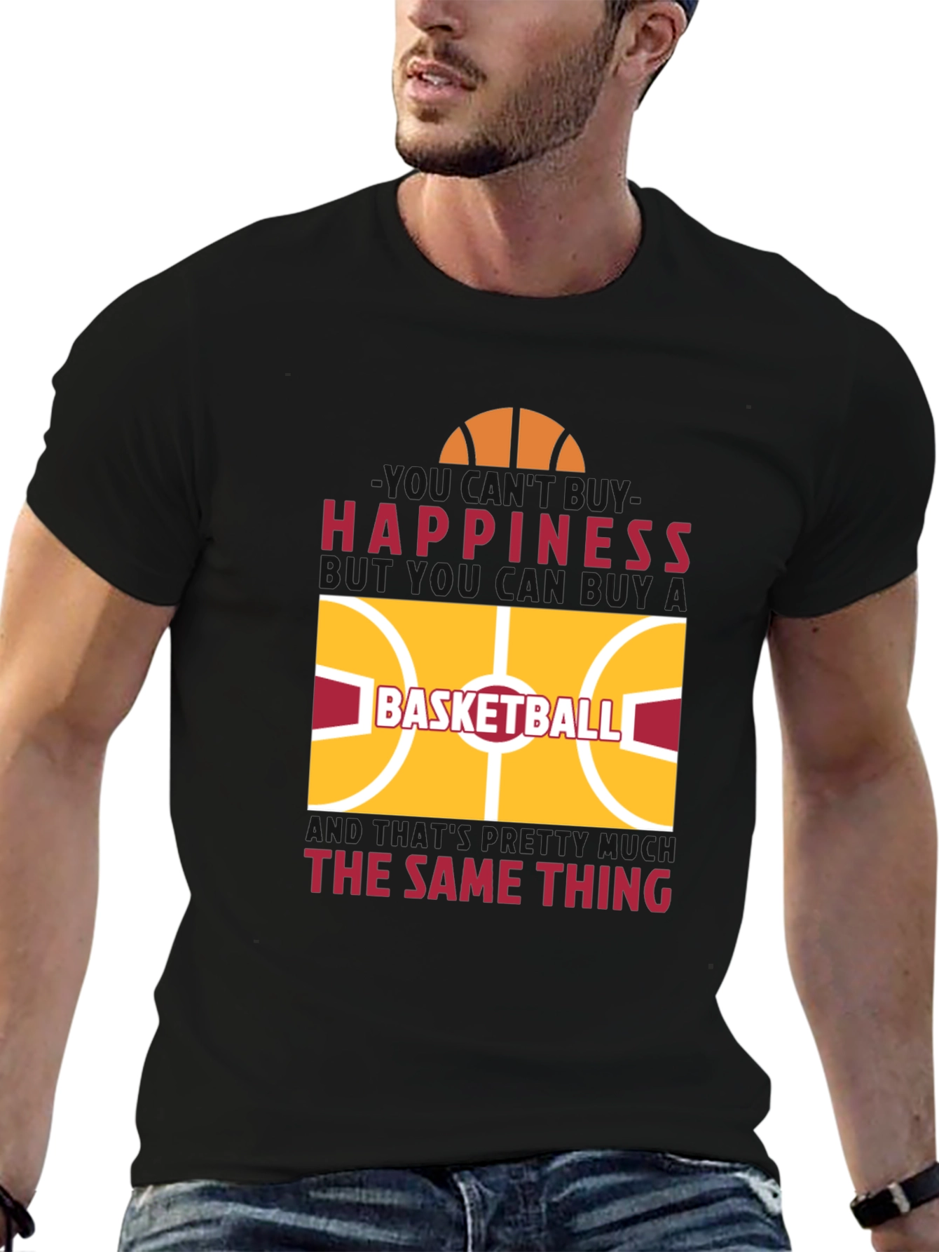 Happiness Basketball T-Shirt