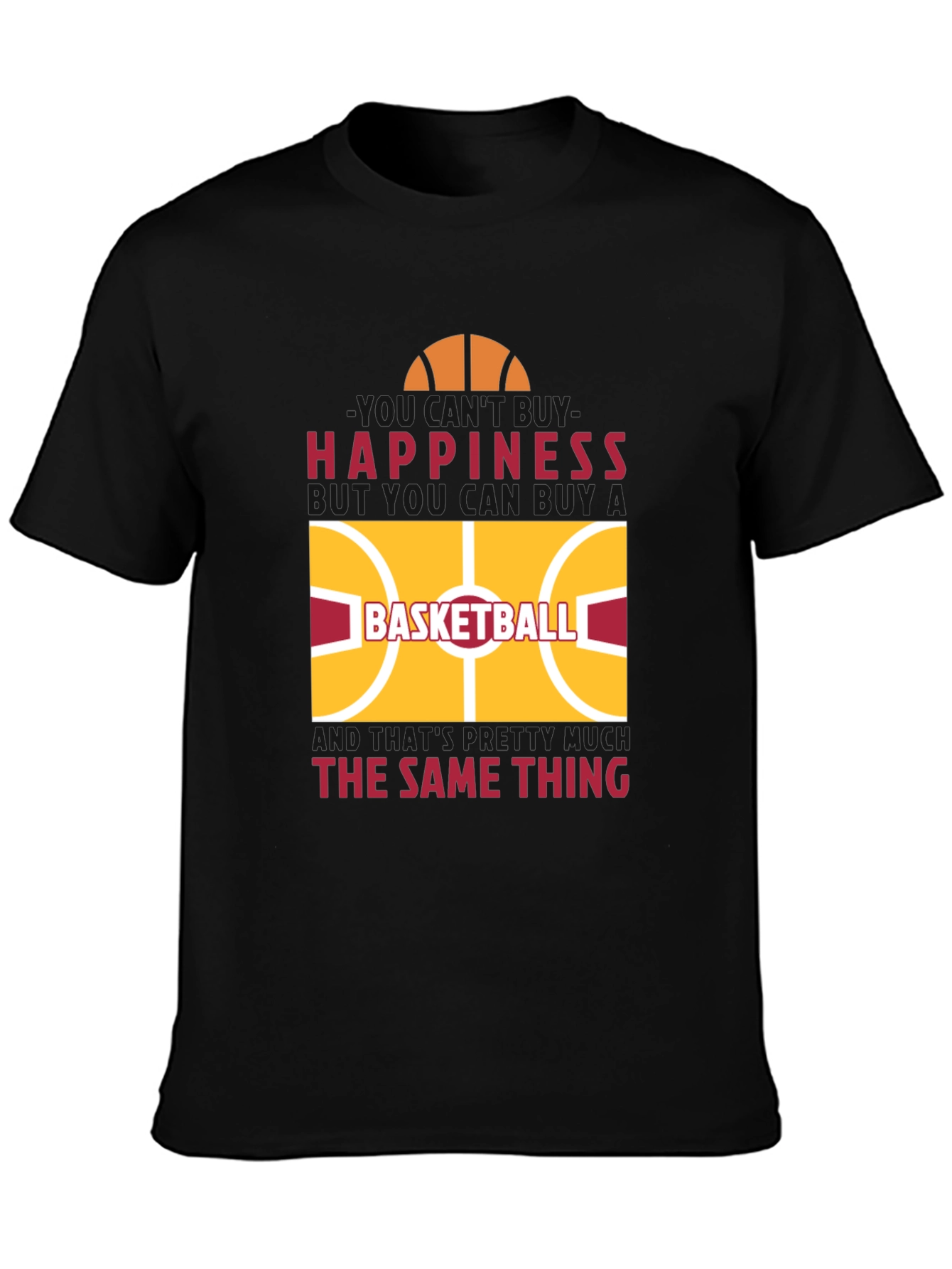 Happiness Basketball T-Shirt