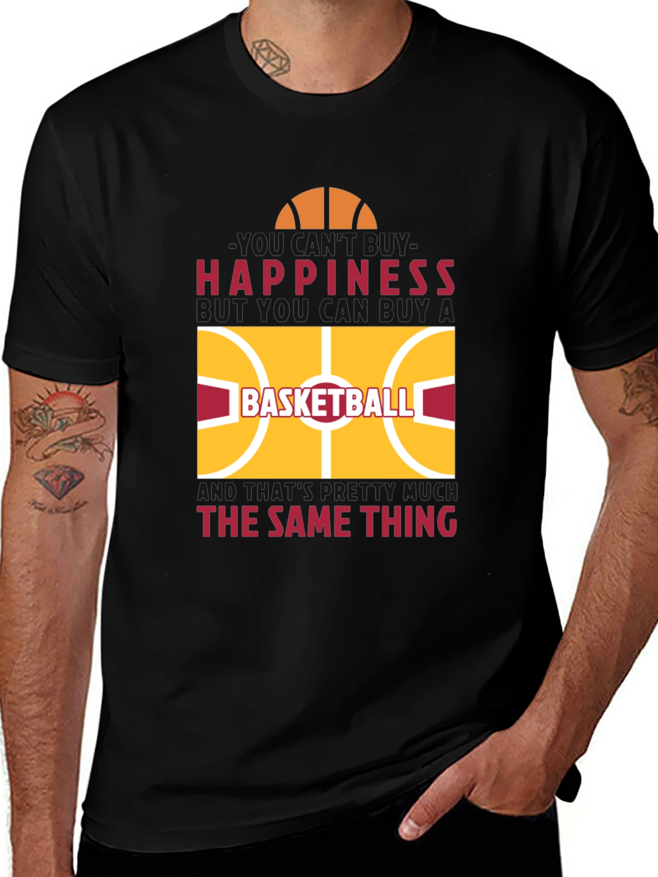 Happiness Basketball T-Shirt