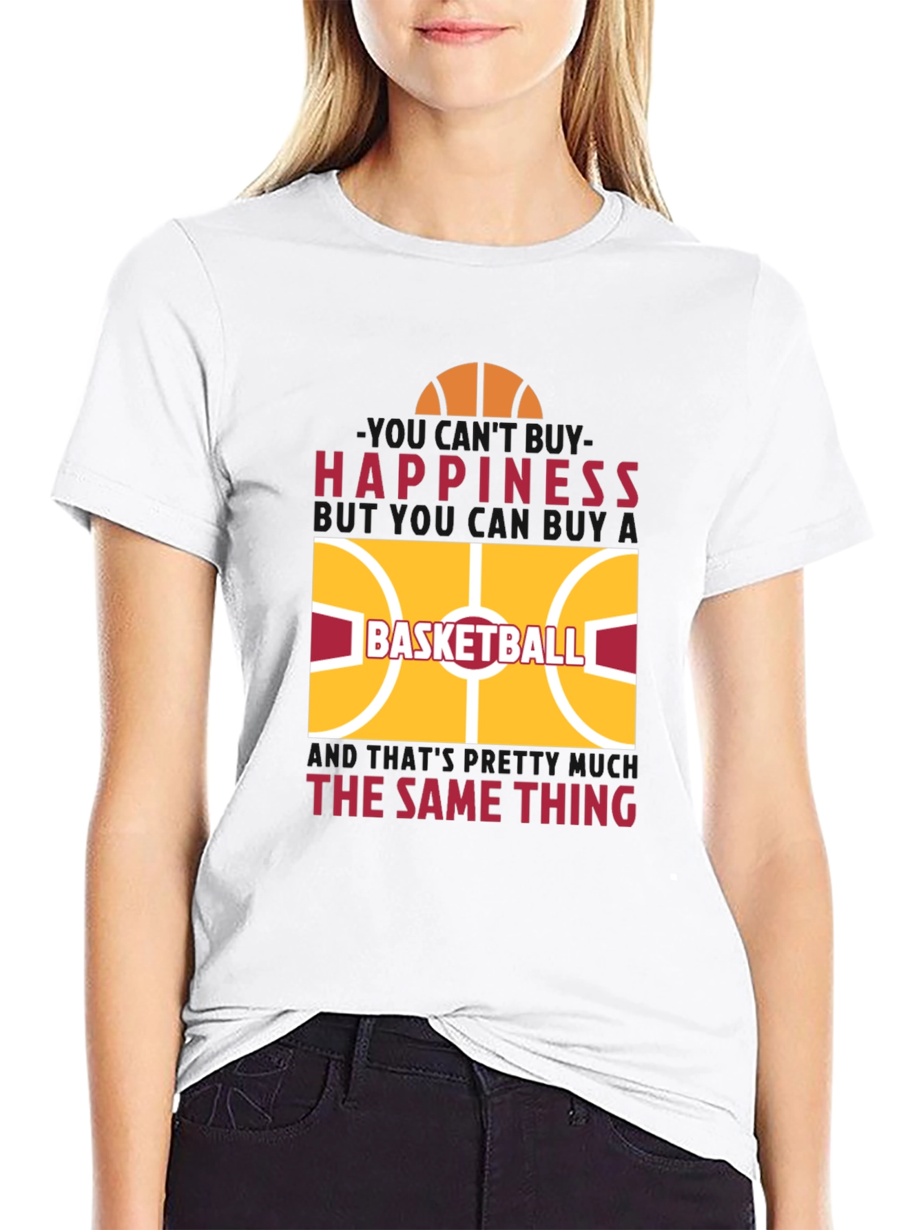 Happiness Basketball T-Shirt