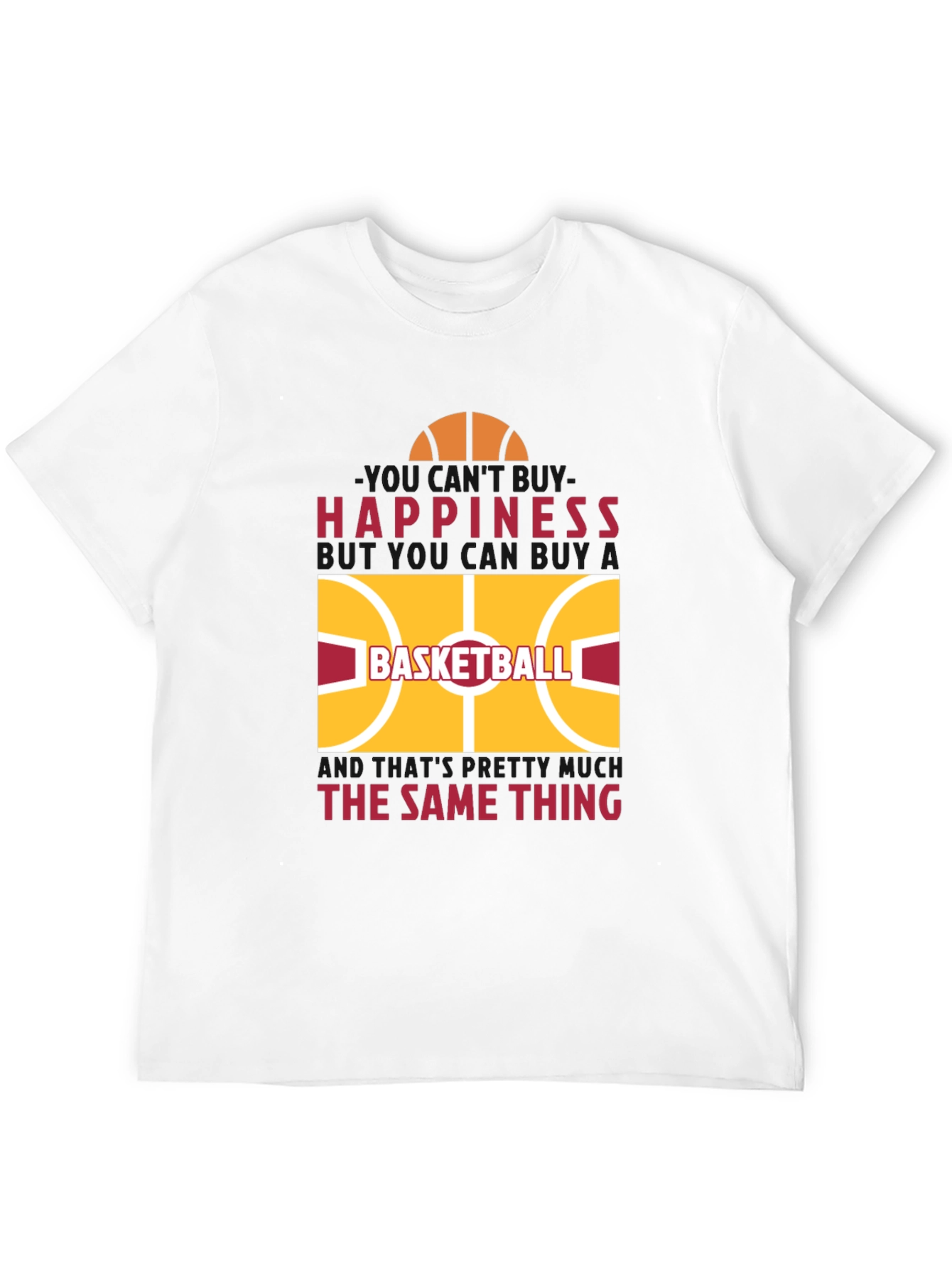Happiness Basketball T-Shirt