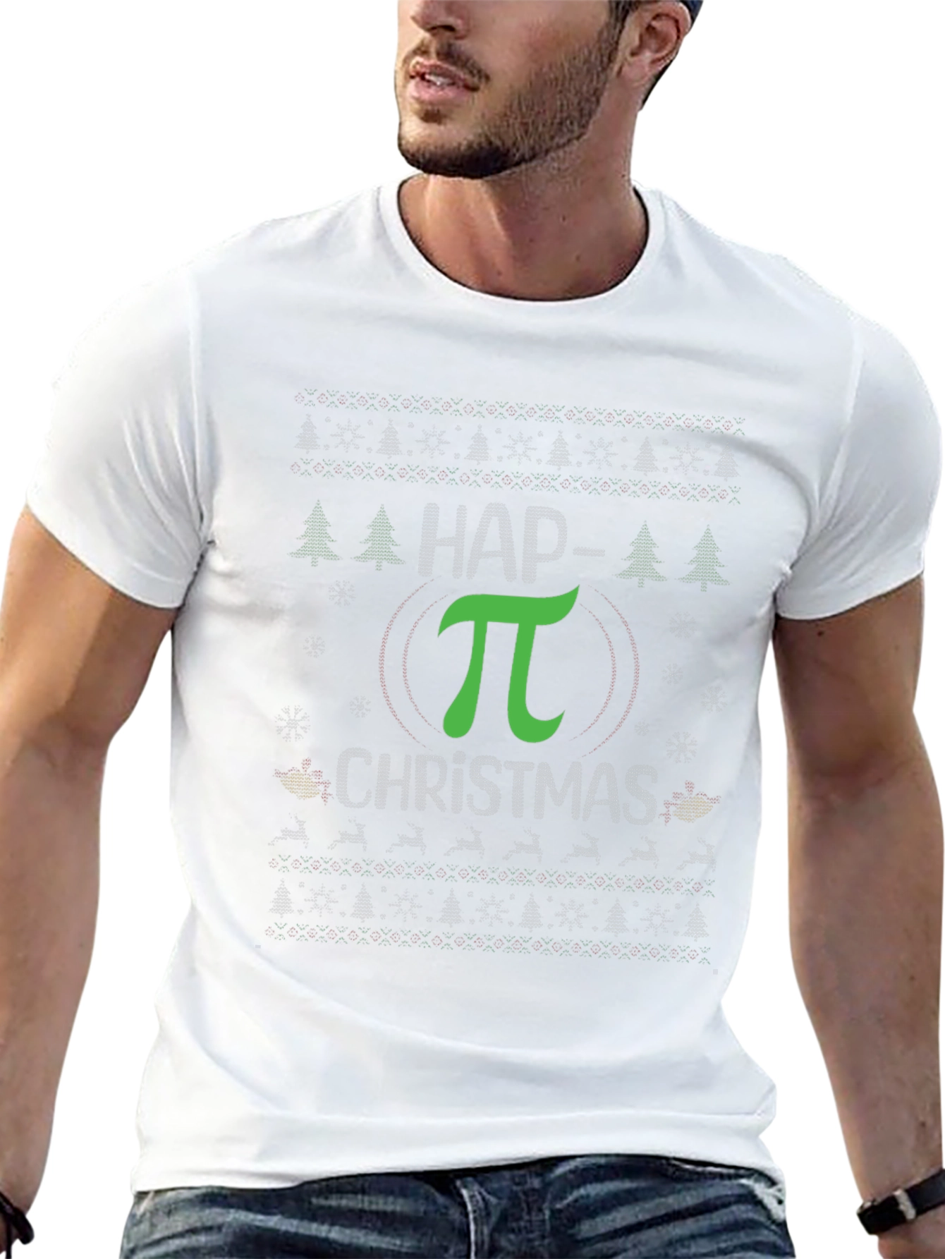 Happy Pi Christmas T-Shirt - Math Holiday Tee