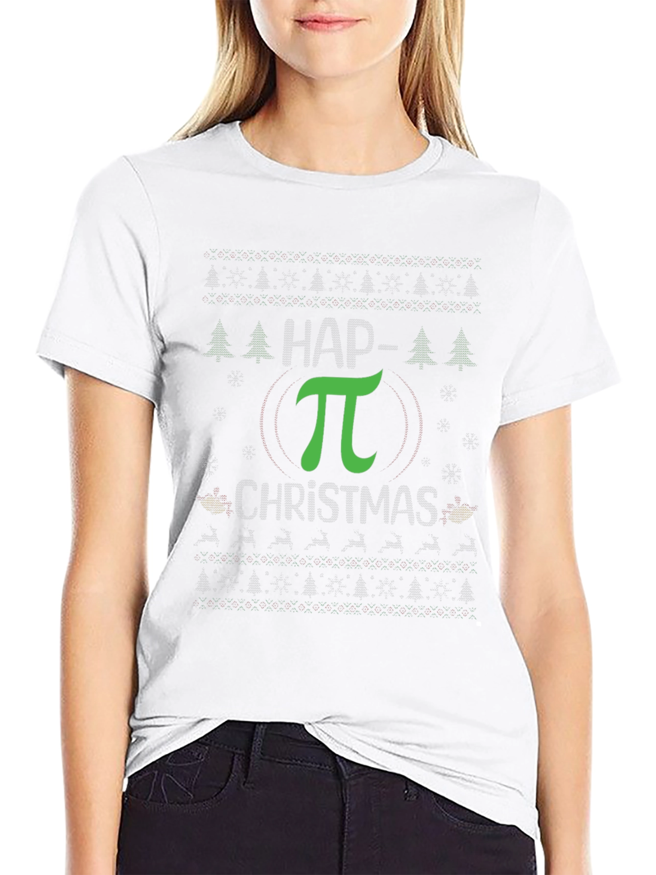 Happy Pi Christmas T-Shirt - Math Holiday Tee
