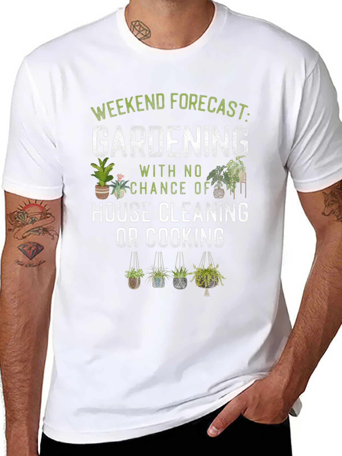 Gardening Weekend Forecast T-Shirt