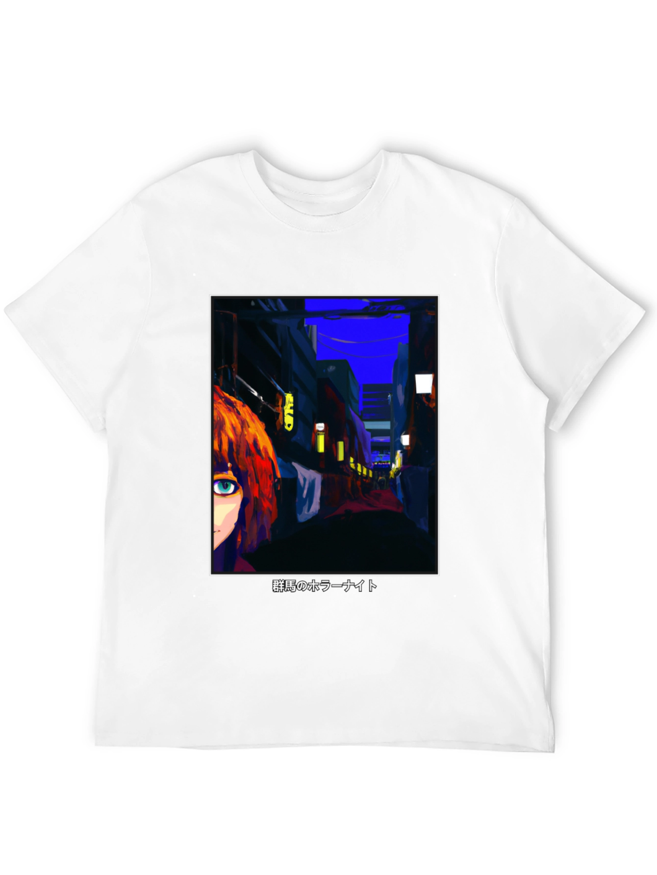 Anime Street Scene Graphic Tee